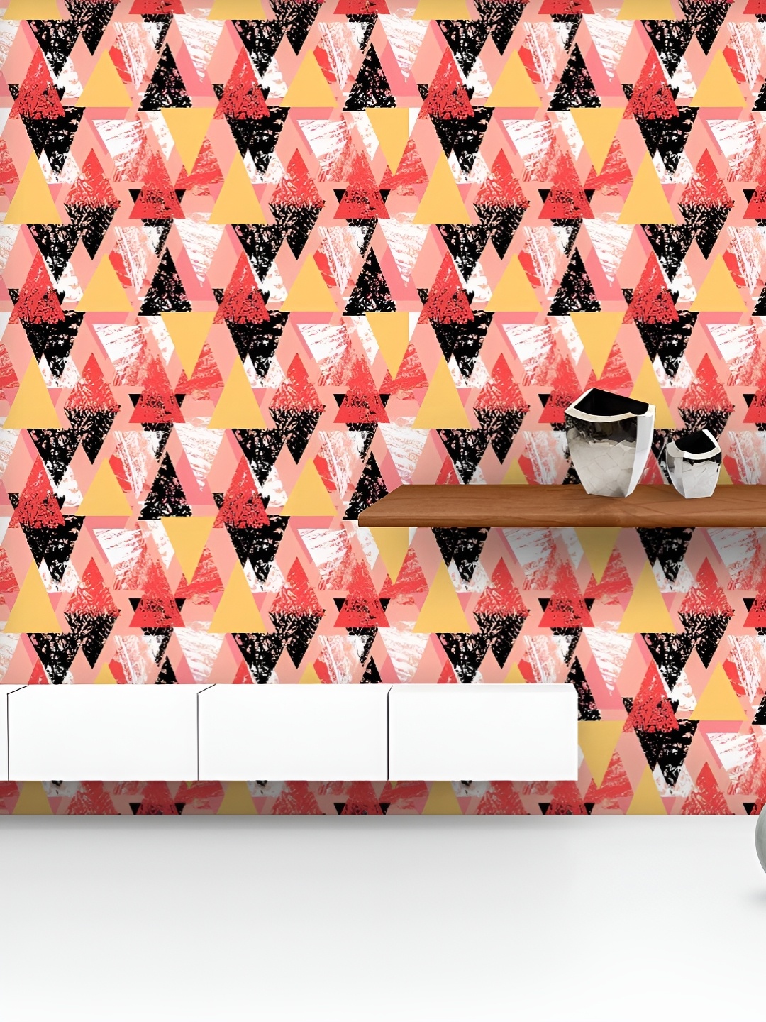 ArtzFolio Printed UV-Resistant Anti-Bacterial Geometrical Behaviour Peel & Stick Wallpaper, Multi
ArtzFolio Printed UV-Resistant Anti-Bacterial Geometrical Behaviour Peel & Stick Wallpaper, Multi
