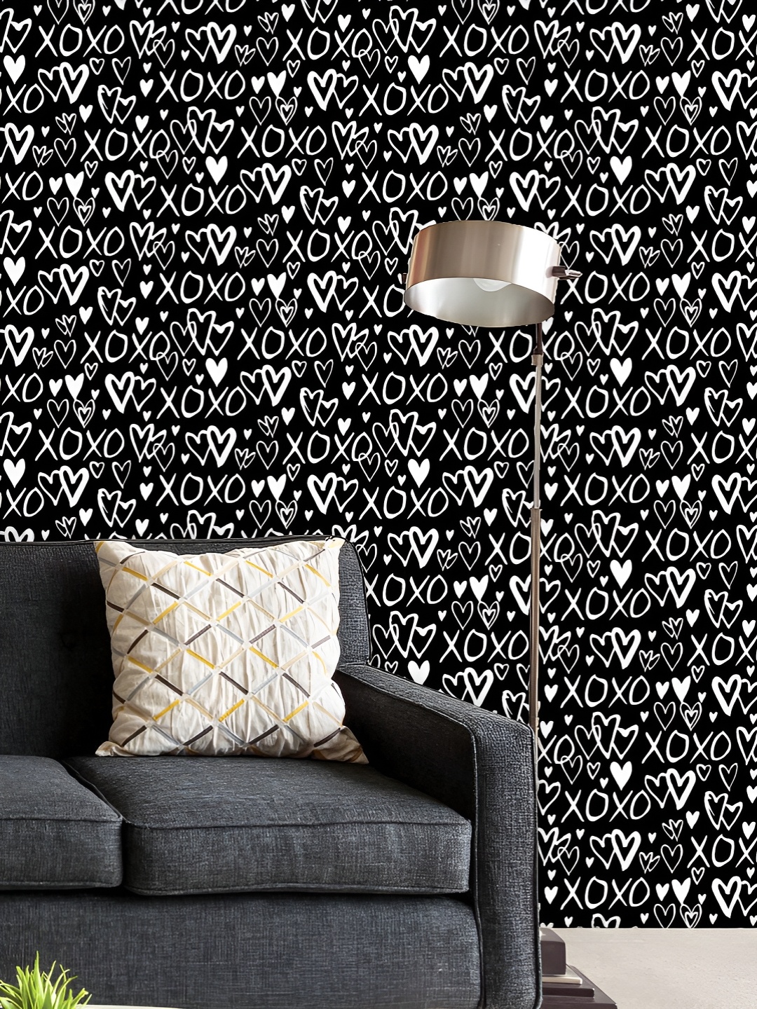 ArtzFolio Printed UV-Resistant Anti-Bacterial Monochrome Heart Peel & Stick Wallpaper, Multi
ArtzFolio Printed UV-Resistant Anti-Bacterial Monochrome Heart Peel & Stick Wallpaper, Multi