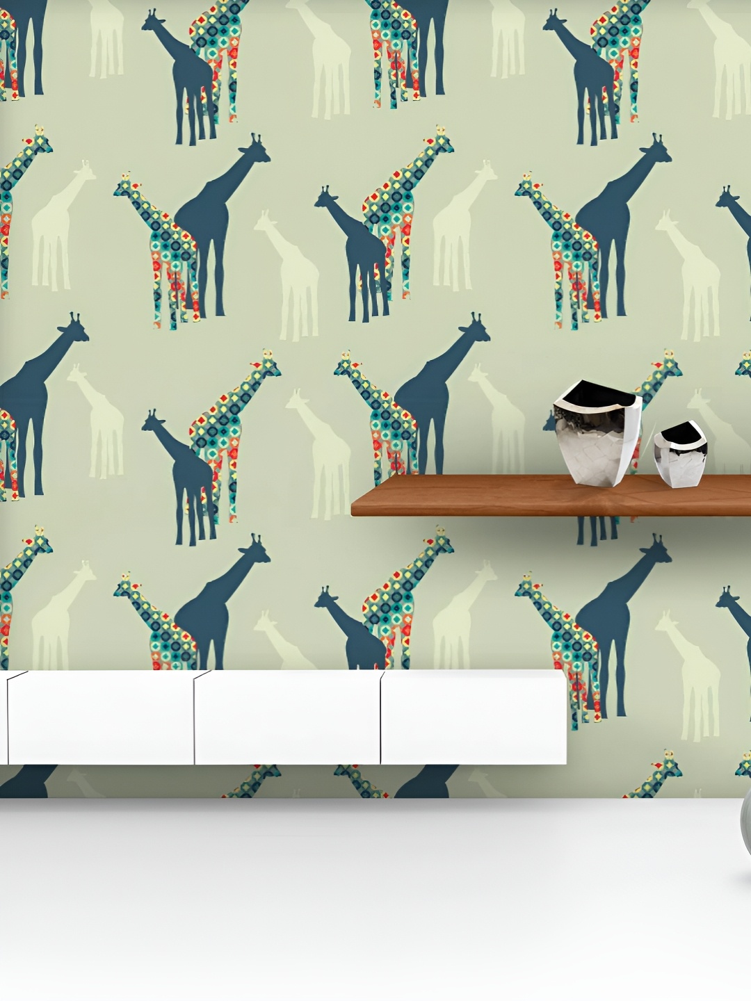 ArtzFolio Printed UV-Resistant Anti-Bacterial Colorful Giraffes Peel & Stick Wallpaper, Multi
ArtzFolio Printed UV-Resistant Anti-Bacterial Colorful Giraffes Peel & Stick Wallpaper, Multi