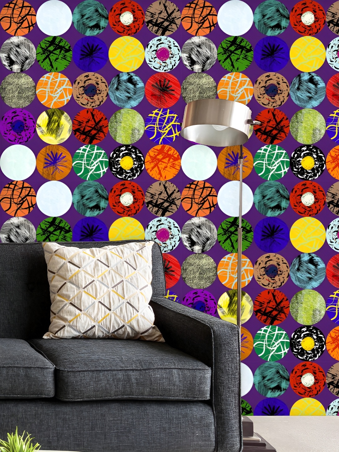 ArtzFolio Printed UV-Resistant Anti-Bacterial Abstract Pattern Peel & Stick Wallpaper, Multi
ArtzFolio Printed UV-Resistant Anti-Bacterial Abstract Pattern Peel & Stick Wallpaper, Multi