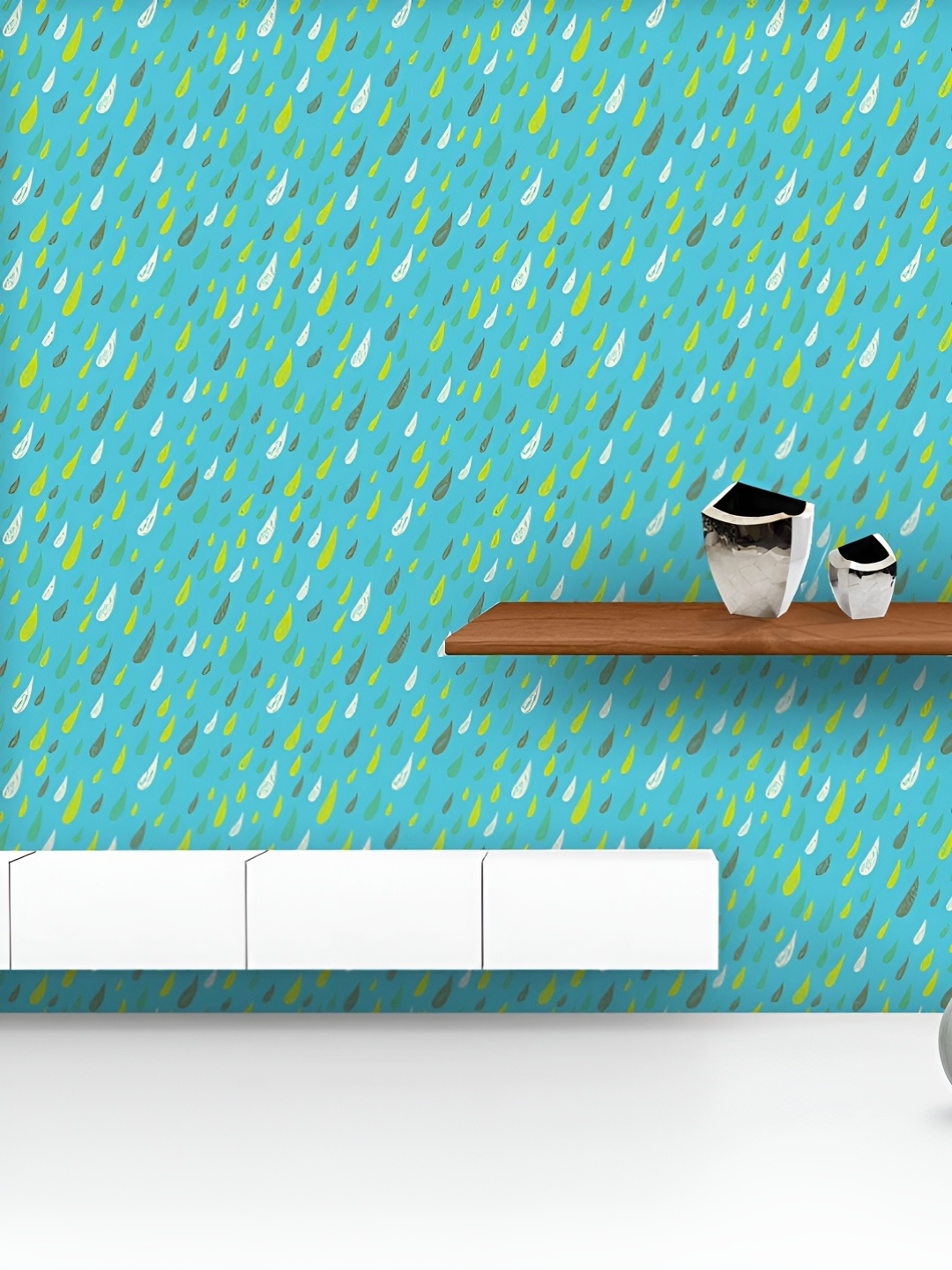ArtzFolio Printed UV-Resistant Anti-Bacterial Childish Colored Rains Peel & Stick Wallpaper, Multi
ArtzFolio Printed UV-Resistant Anti-Bacterial Childish Colored Rains Peel & Stick Wallpaper, Multi