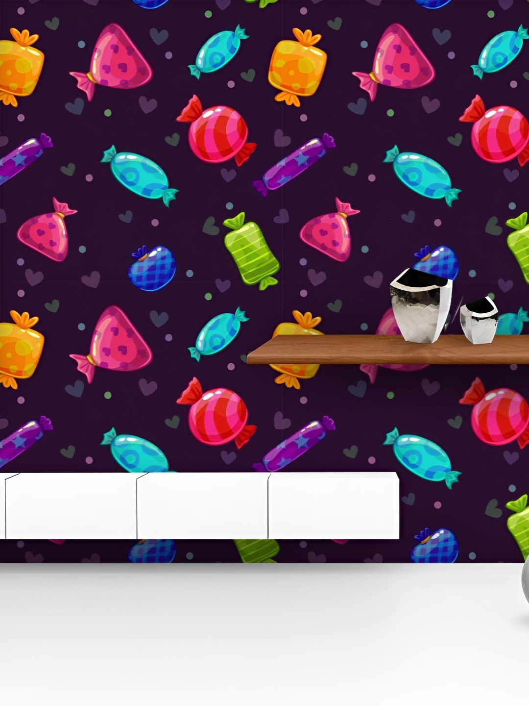 ArtzFolio Printed UV-Resistant Anti-Bacterial Candy Cartoon Peel & Stick Wallpaper, Multi
ArtzFolio Printed UV-Resistant Anti-Bacterial Candy Cartoon Peel & Stick Wallpaper, Multi