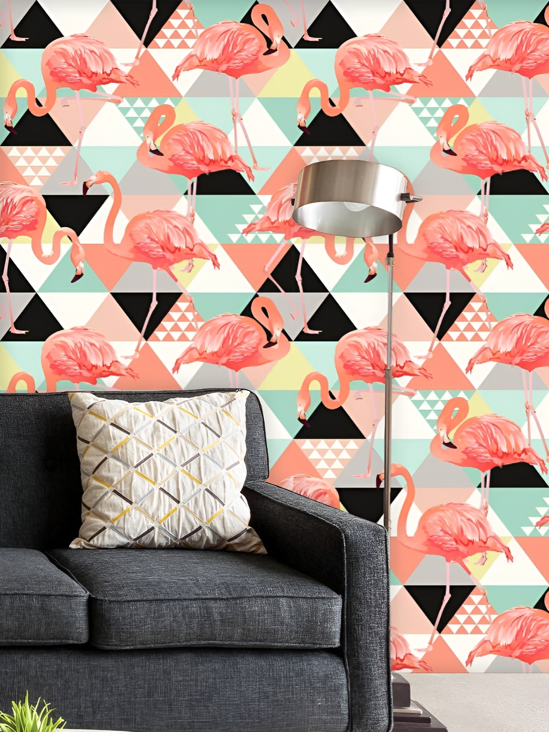 ArtzFolio Printed UV-Resistant Anti-Bacterial Floral Tropical Leaves Flamingos Peel & Stick Wallpaper, Multi
ArtzFolio Printed UV-Resistant Anti-Bacterial Floral Tropical Leaves Flamingos Peel & Stick Wallpaper, Multi