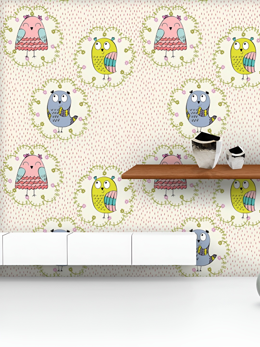 ArtzFolio Printed UV-Resistant Anti-Bacterial Cartoon Baby Owls Peel & Stick Wallpaper, Multi
ArtzFolio Printed UV-Resistant Anti-Bacterial Cartoon Baby Owls Peel & Stick Wallpaper, Multi