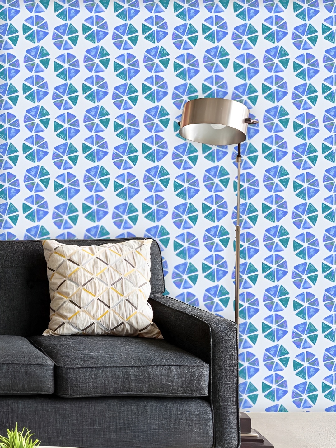 ArtzFolio Printed UV-Resistant Anti-Bacterial Geometric Pattern Peel & Stick Wallpaper, Multi
ArtzFolio Printed UV-Resistant Anti-Bacterial Geometric Pattern Peel & Stick Wallpaper, Multi
