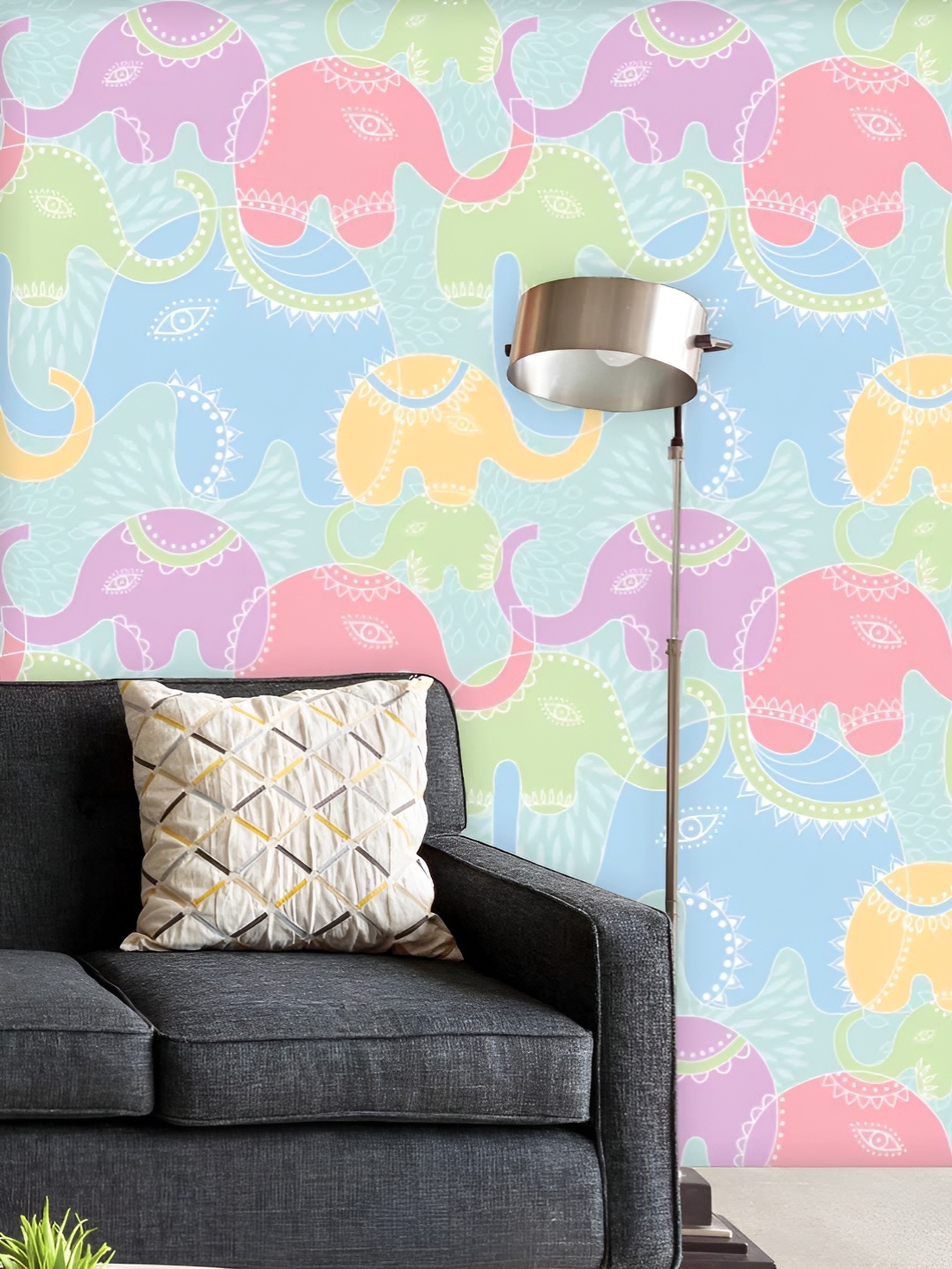 ArtzFolio Printed UV-Resistant Anti-Bacterial Elephants Peel & Stick Wallpaper, Multi
ArtzFolio Printed UV-Resistant Anti-Bacterial Elephants Peel & Stick Wallpaper, Multi