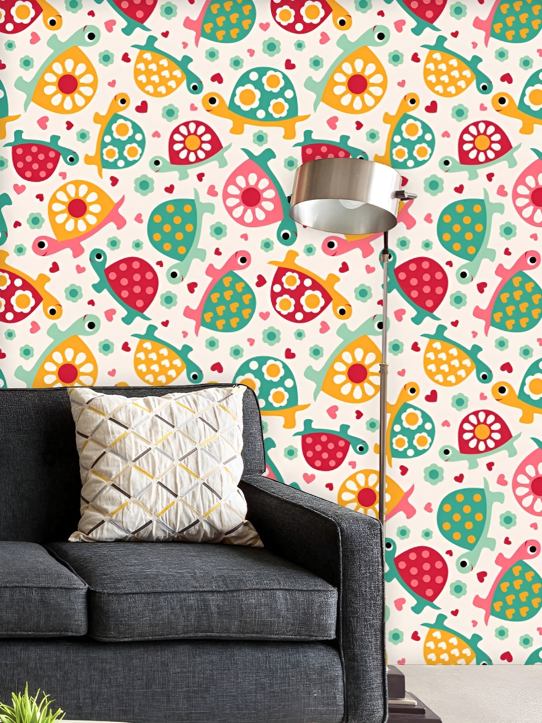 ArtzFolio Printed UV-Resistant Anti-Bacterial Turtle Cartoon Peel & Stick Wallpaper, Multi
ArtzFolio Printed UV-Resistant Anti-Bacterial Turtle Cartoon Peel & Stick Wallpaper, Multi