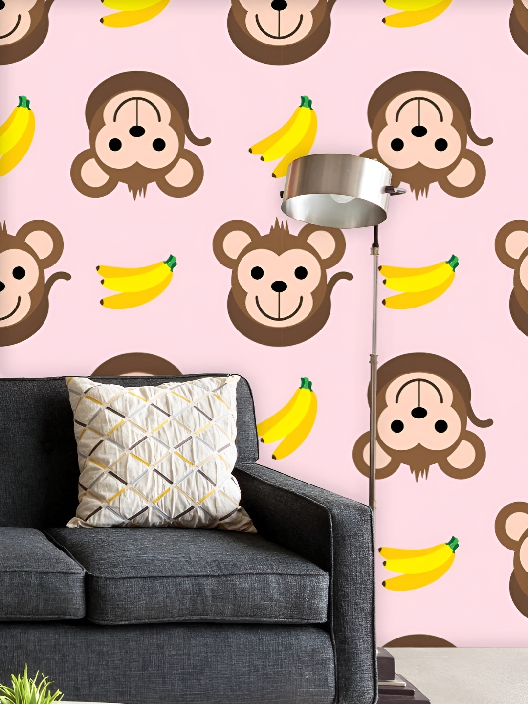 ArtzFolio Printed UV-Resistant Anti-Bacterial Monkey Banana Peel & Stick Wallpaper, Multi
ArtzFolio Printed UV-Resistant Anti-Bacterial Monkey Banana Peel & Stick Wallpaper, Multi