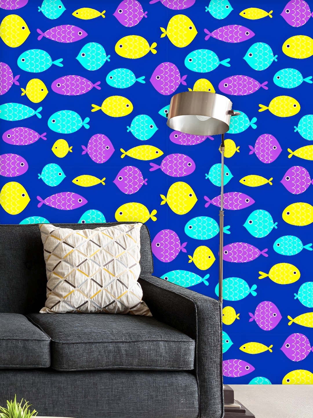 ArtzFolio Printed UV-Resistant Anti-Bacterial Fish Pattern Peel & Stick Wallpaper, Multi
ArtzFolio Printed UV-Resistant Anti-Bacterial Fish Pattern Peel & Stick Wallpaper, Multi