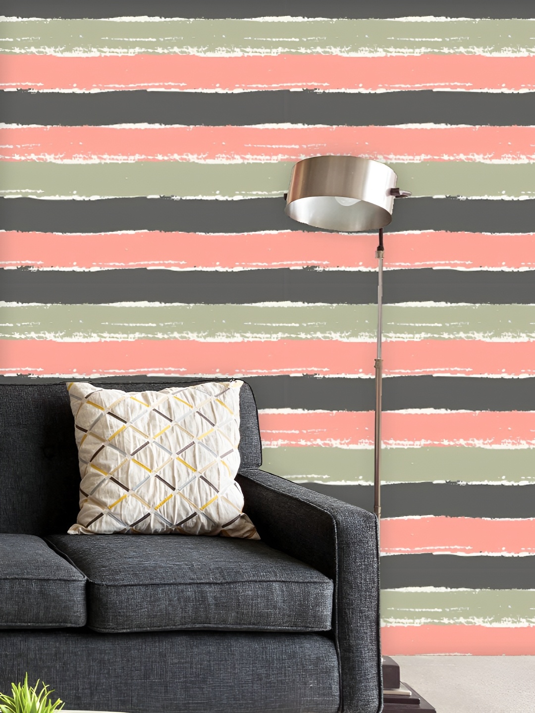 ArtzFolio Printed UV-Resistant Anti-Bacterial Brush Stripes Peel & Stick Wallpaper, Multi
ArtzFolio Printed UV-Resistant Anti-Bacterial Brush Stripes Peel & Stick Wallpaper, Multi