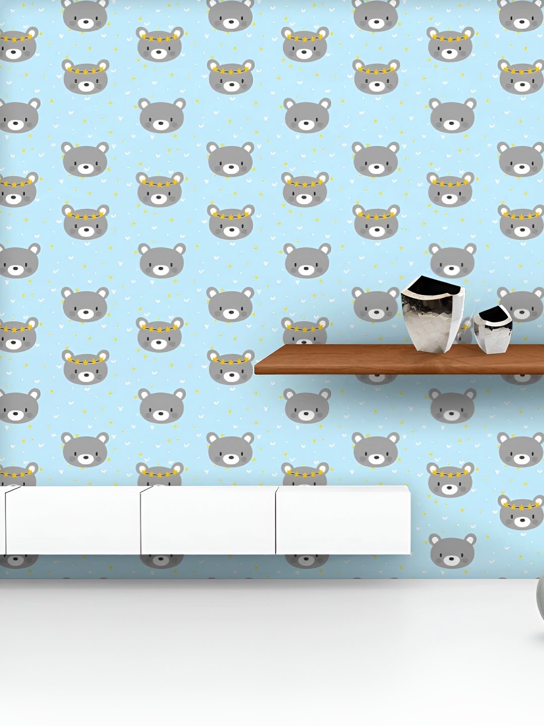 ArtzFolio Printed UV-Resistant Anti-Bacterial Funny Bears Peel & Stick Wallpaper, Multi
ArtzFolio Printed UV-Resistant Anti-Bacterial Funny Bears Peel & Stick Wallpaper, Multi