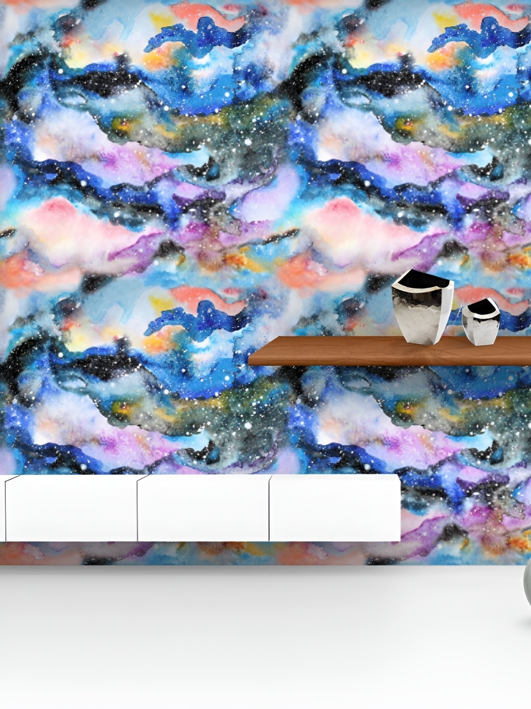 ArtzFolio Printed UV-Resistant Anti-Bacterial Watercolor Modern Galaxy Peel & Stick Wallpaper, Multi
ArtzFolio Printed UV-Resistant Anti-Bacterial Watercolor Modern Galaxy Peel & Stick Wallpaper, Multi