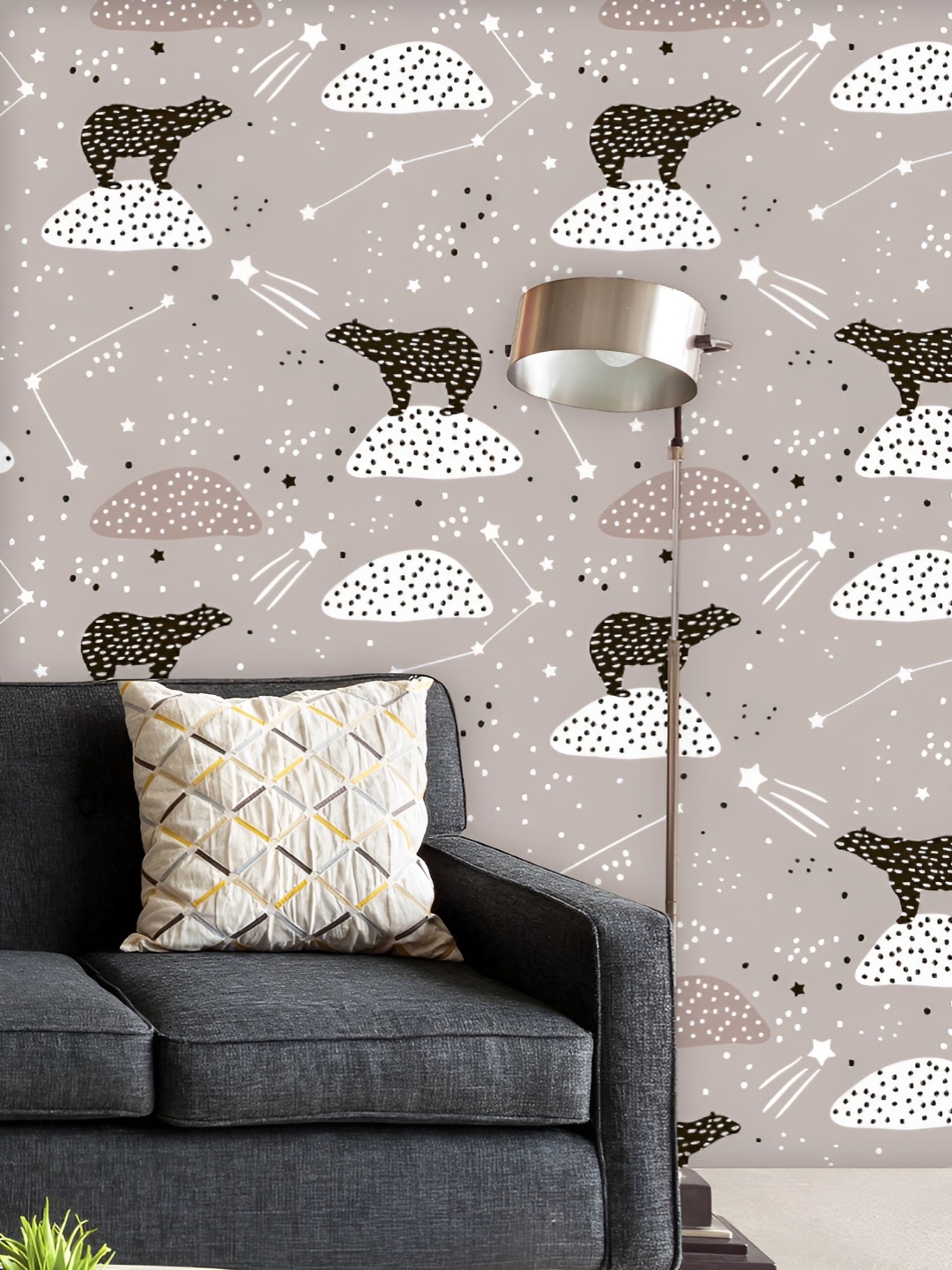 ArtzFolio Printed UV-Resistant Anti-Bacterial Polar Bears Constellations Peel & Stick Wallpaper, Multi
ArtzFolio Printed UV-Resistant Anti-Bacterial Polar Bears Constellations Peel & Stick Wallpaper, Multi