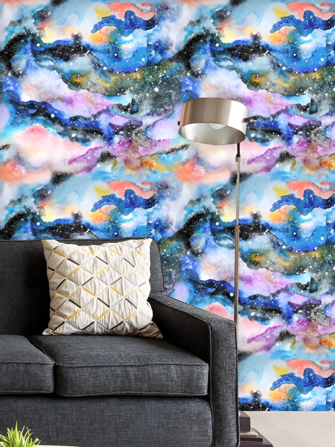 ArtzFolio Printed UV-Resistant Anti-Bacterial Watercolor Modern Galaxy Peel & Stick Wallpaper, Multi
ArtzFolio Printed UV-Resistant Anti-Bacterial Watercolor Modern Galaxy Peel & Stick Wallpaper, Multi