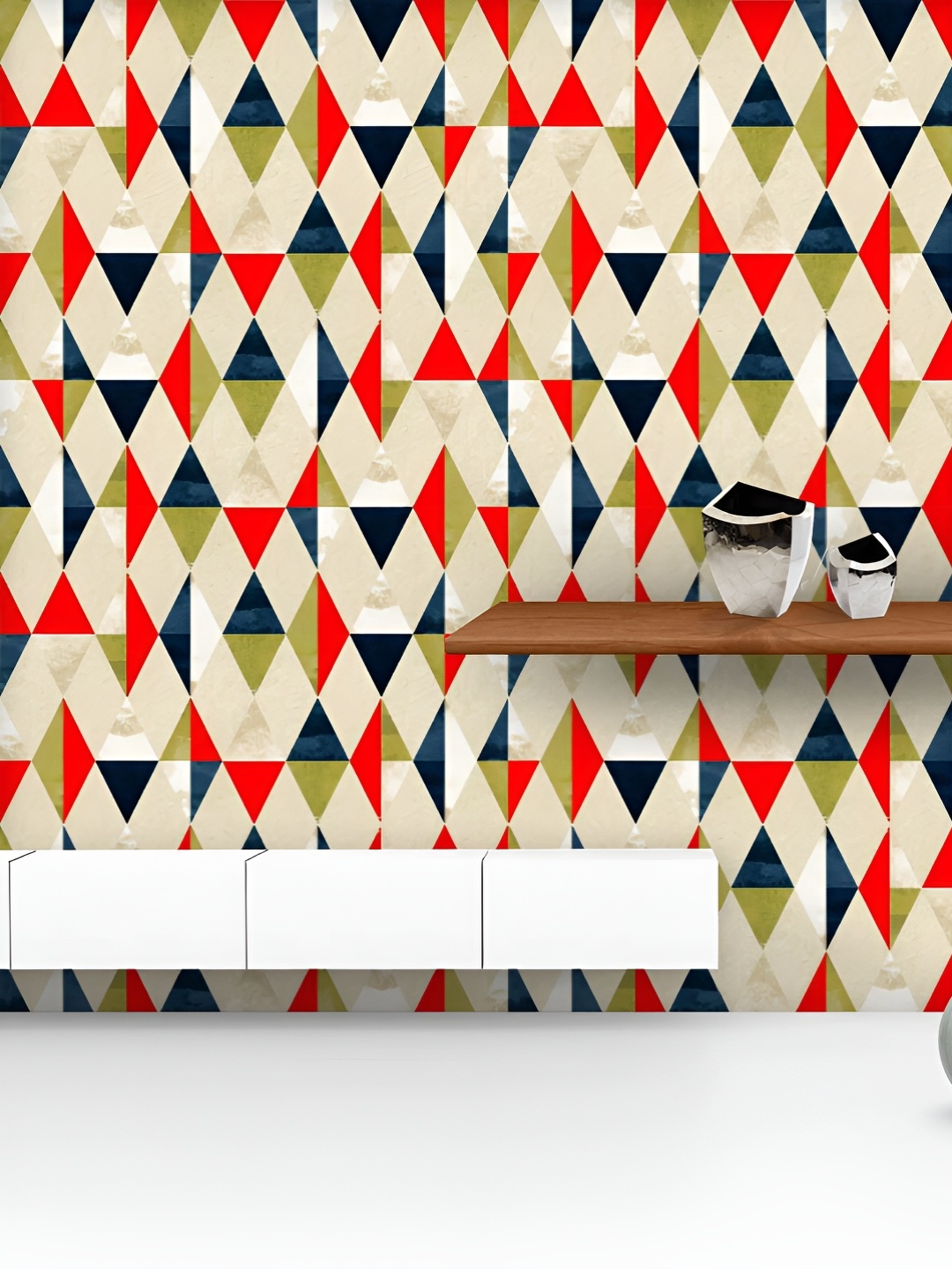 ArtzFolio Printed UV-Resistant Anti-Bacterial Geometric Harlequin Peel & Stick Wallpaper, Multi
ArtzFolio Printed UV-Resistant Anti-Bacterial Geometric Harlequin Peel & Stick Wallpaper, Multi