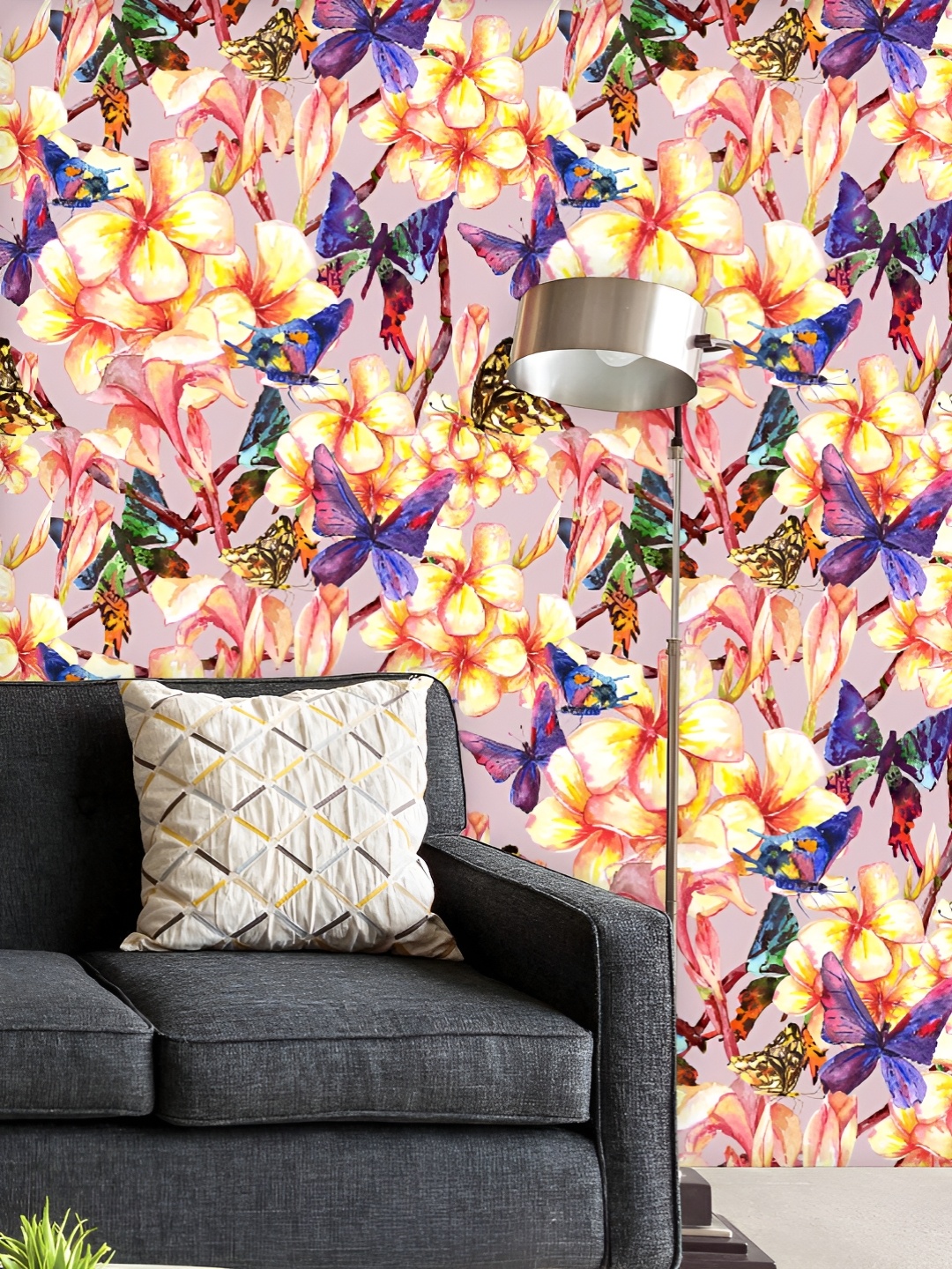 ArtzFolio Printed UV-Resistant Anti-Bacterial Tropical Pattern With Exotic Flowers Peel & Stick Wallpaper, Multi
ArtzFolio Printed UV-Resistant Anti-Bacterial Tropical Pattern With Exotic Flowers Peel & Stick Wallpaper, Multi