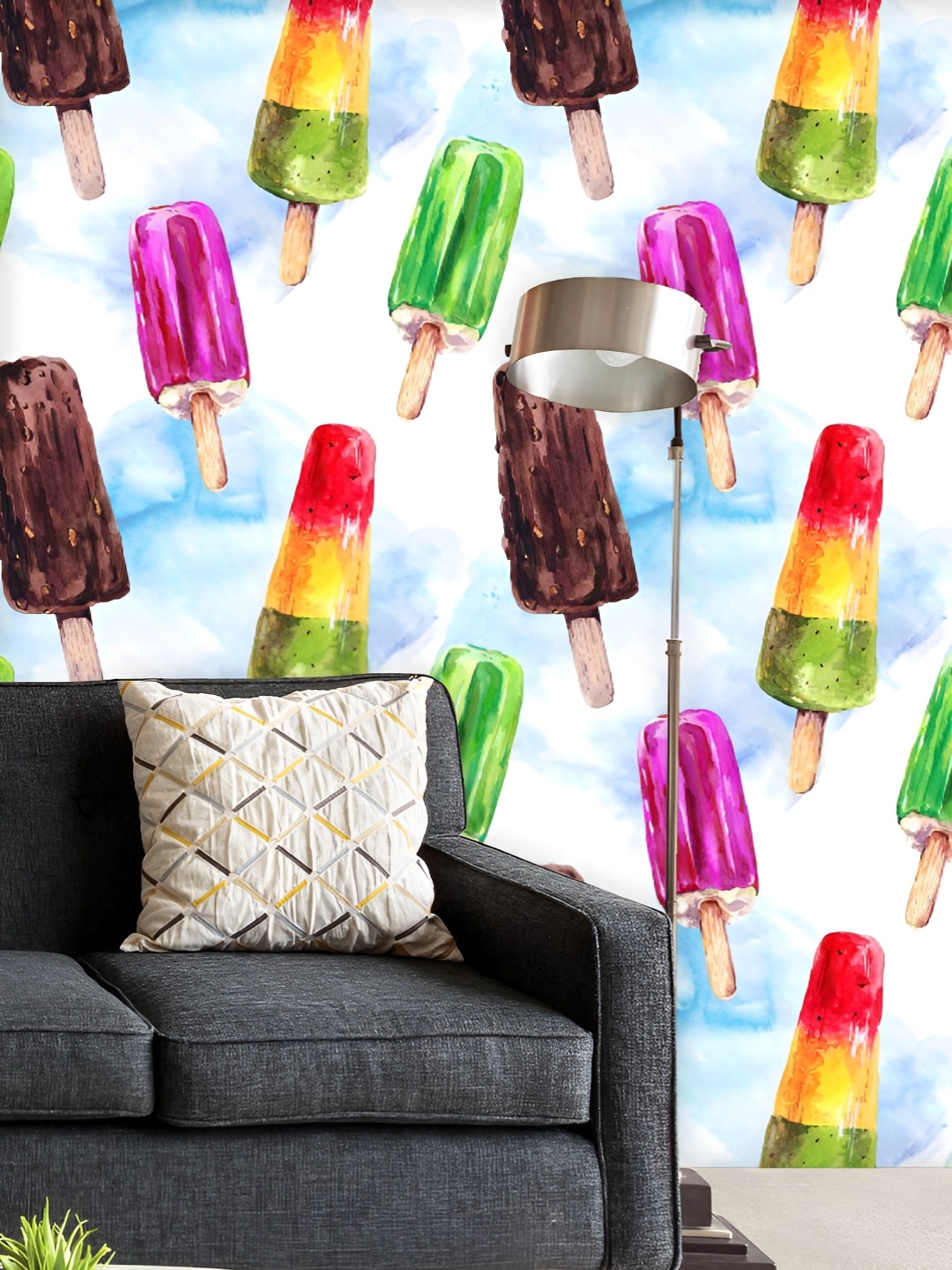 ArtzFolio Printed UV-Resistant Anti-Bacterial Watercolor Ice Cream Peel & Stick Wallpaper, Multi
ArtzFolio Printed UV-Resistant Anti-Bacterial Watercolor Ice Cream Peel & Stick Wallpaper, Multi