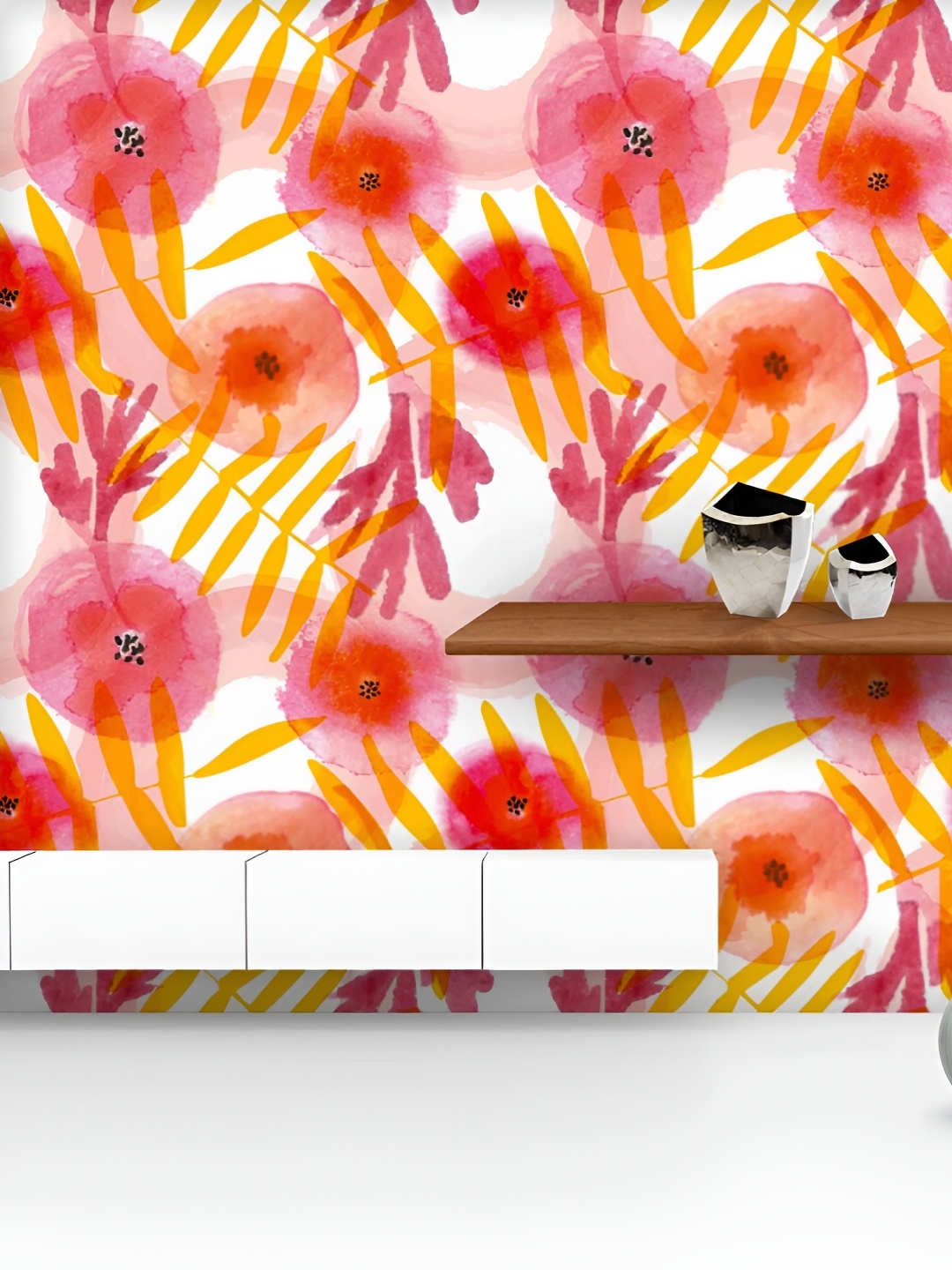 ArtzFolio Printed UV-Resistant Anti-Bacterial Watercolor Floral Pattern Peel & Stick Wallpaper, Multi
ArtzFolio Printed UV-Resistant Anti-Bacterial Watercolor Floral Pattern Peel & Stick Wallpaper, Multi