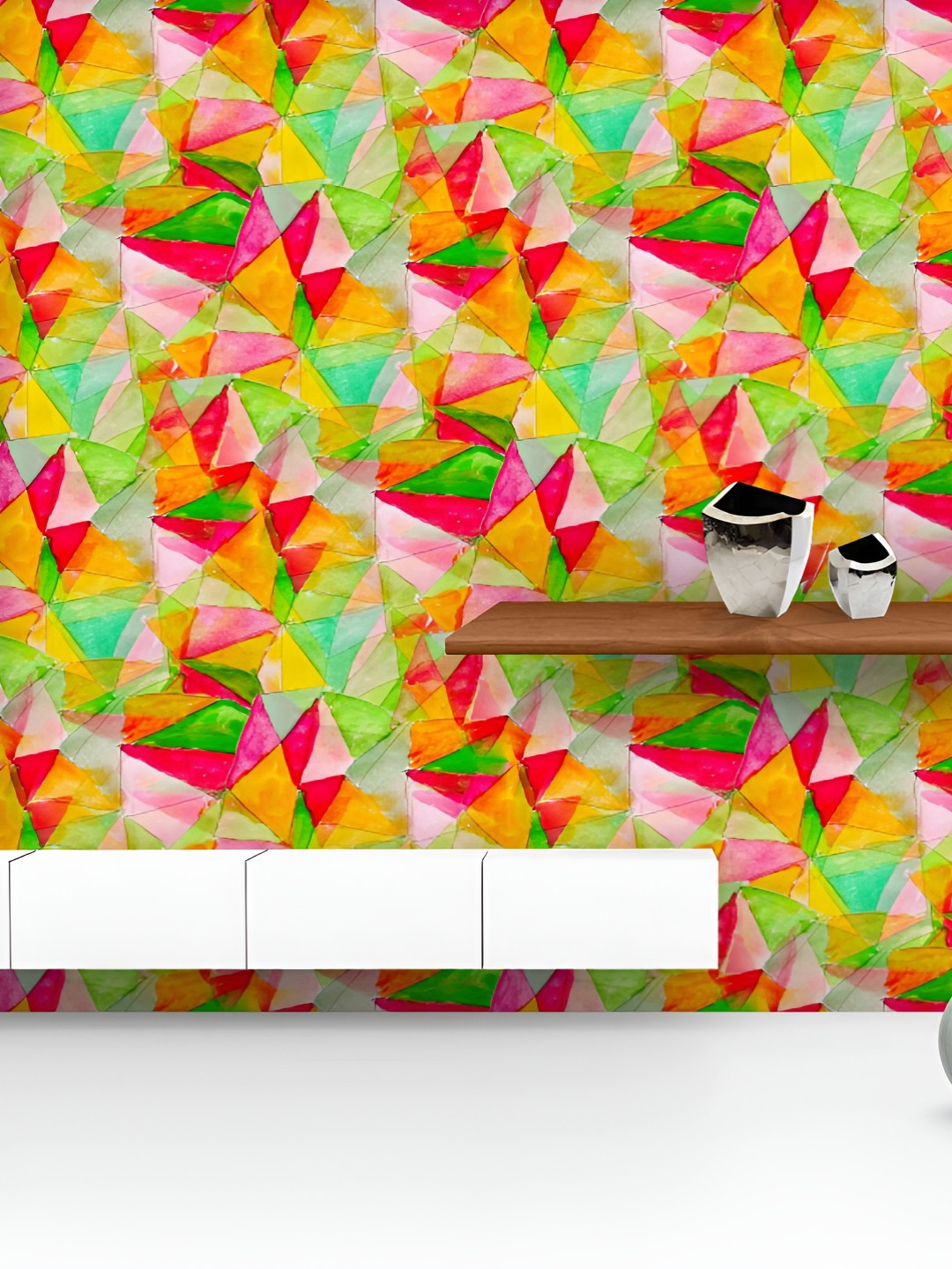 ArtzFolio Printed UV-Resistant Anti-Bacterial Watercolor Abstract Triangles Peel & Stick Wallpaper, Multi
ArtzFolio Printed UV-Resistant Anti-Bacterial Watercolor Abstract Triangles Peel & Stick Wallpaper, Multi