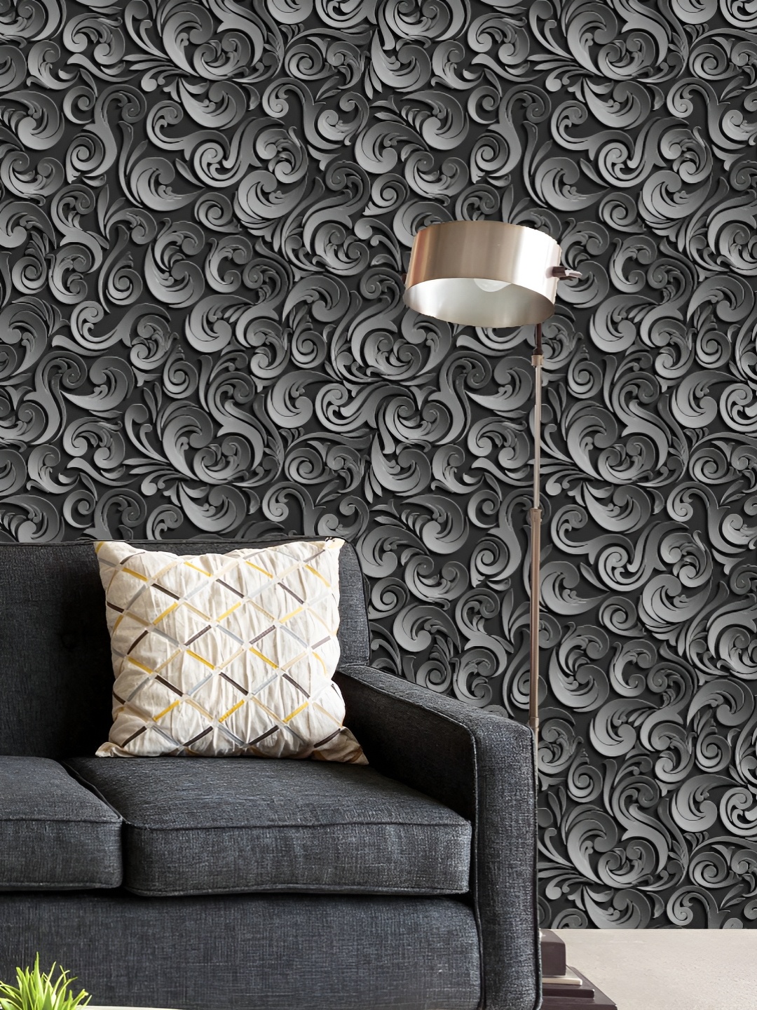 ArtzFolio Printed UV-Resistant Anti-Bacterial Abstract Black Floral Pattern Peel & Stick Wallpaper, Multi
ArtzFolio Printed UV-Resistant Anti-Bacterial Abstract Black Floral Pattern Peel & Stick Wallpaper, Multi