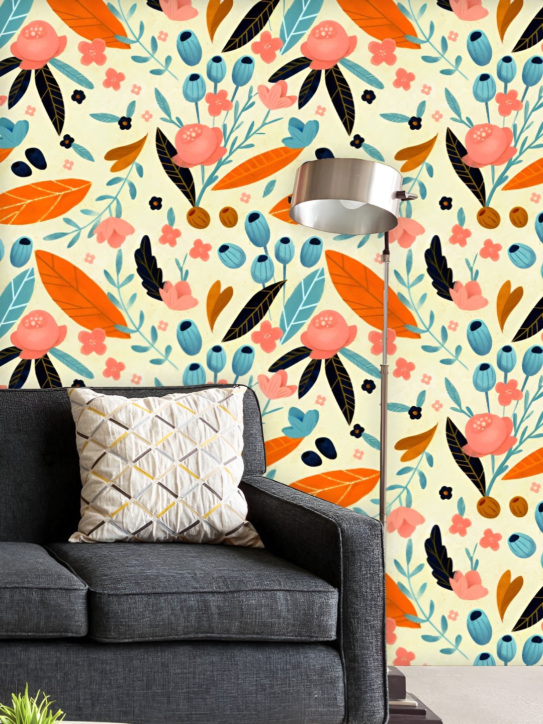 ArtzFolio Printed UV-Resistant Anti-Bacterial Floral Botanical Pattern Peel & Stick Wallpaper, Multi
ArtzFolio Printed UV-Resistant Anti-Bacterial Floral Botanical Pattern Peel & Stick Wallpaper, Multi