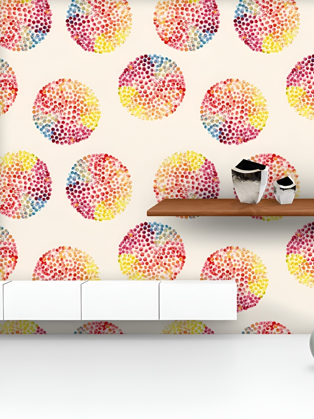ArtzFolio Printed UV-Resistant Anti-Bacterial Watercolor Circles Peel & Stick Wallpaper, Multi
ArtzFolio Printed UV-Resistant Anti-Bacterial Watercolor Circles Peel & Stick Wallpaper, Multi