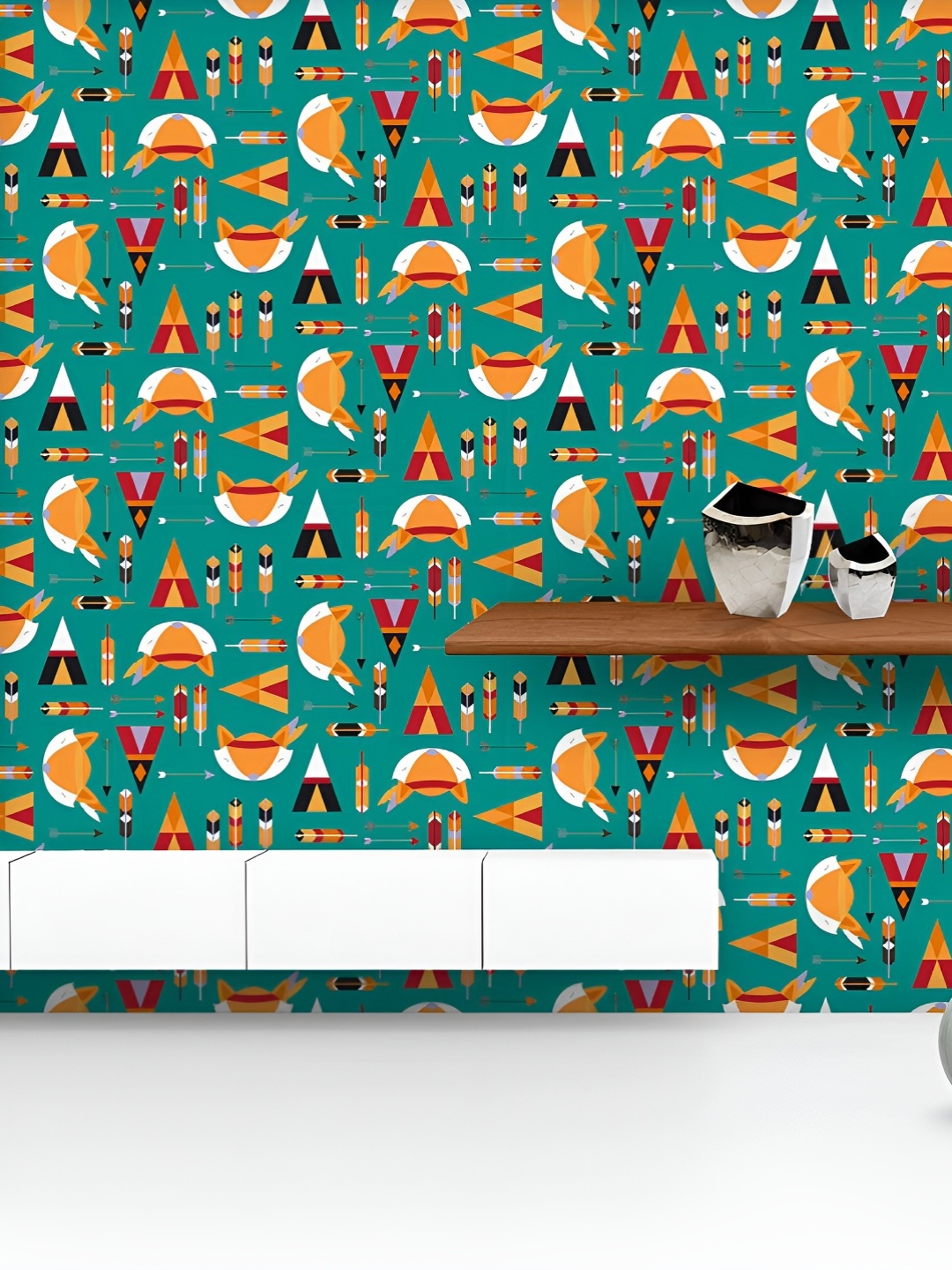 ArtzFolio Printed UV-Resistant Anti-Bacterial Cute Foxes Peel & Stick Wallpaper, Multi
ArtzFolio Printed UV-Resistant Anti-Bacterial Cute Foxes Peel & Stick Wallpaper, Multi