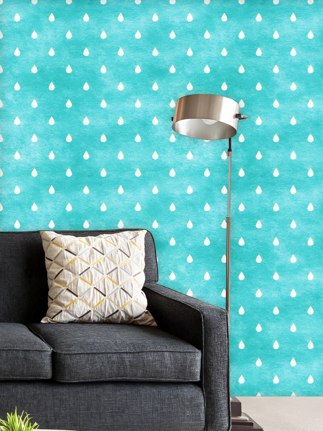 ArtzFolio Printed UV-Resistant Anti-Bacterial Blue Raindrops Peel & Stick Wallpaper, Multi
ArtzFolio Printed UV-Resistant Anti-Bacterial Blue Raindrops Peel & Stick Wallpaper, Multi