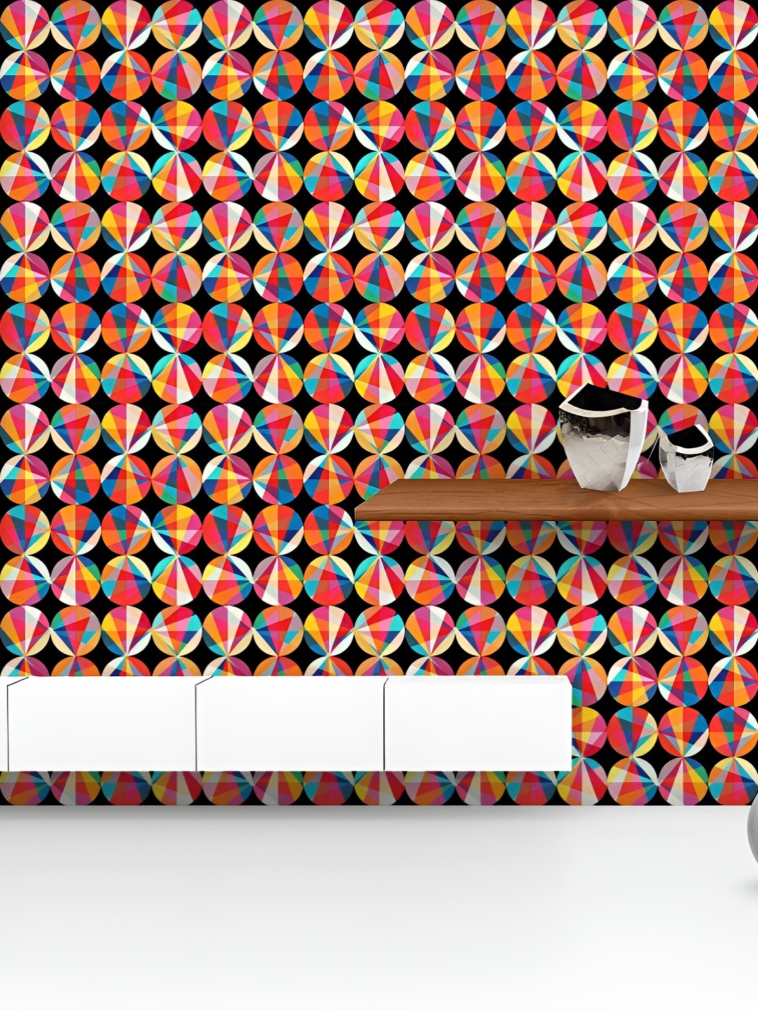 ArtzFolio Printed UV-Resistant Anti-Bacterial Geometric Ornament Peel & Stick Wallpaper, Multi
ArtzFolio Printed UV-Resistant Anti-Bacterial Geometric Ornament Peel & Stick Wallpaper, Multi