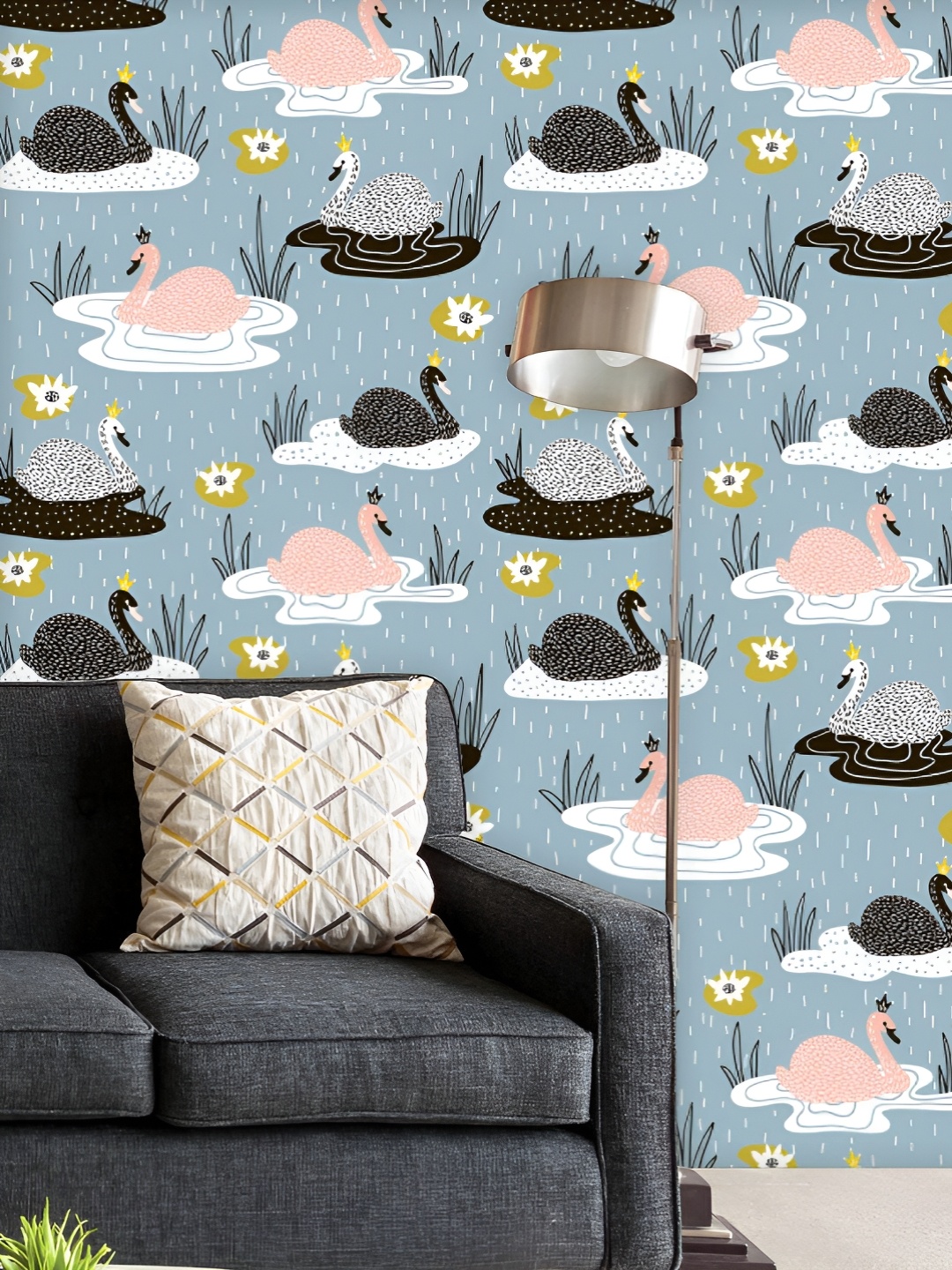 ArtzFolio Printed UV-Resistant Anti-Bacterial Hand Drawn Swan Peel & Stick Wallpaper, Multi
ArtzFolio Printed UV-Resistant Anti-Bacterial Hand Drawn Swan Peel & Stick Wallpaper, Multi
