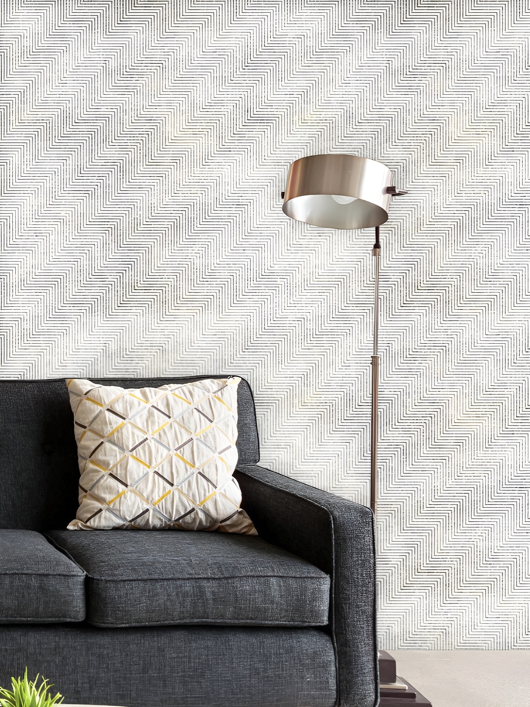 ArtzFolio Printed UV-Resistant Anti-Bacterial Chevron Shapes Peel & Stick Wallpaper, Multi
ArtzFolio Printed UV-Resistant Anti-Bacterial Chevron Shapes Peel & Stick Wallpaper, Multi