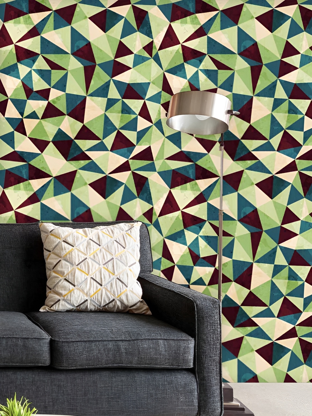 ArtzFolio Printed UV-Resistant Anti-Bacterial Grunge Triangle Peel & Stick Wallpaper, Multi
ArtzFolio Printed UV-Resistant Anti-Bacterial Grunge Triangle Peel & Stick Wallpaper, Multi