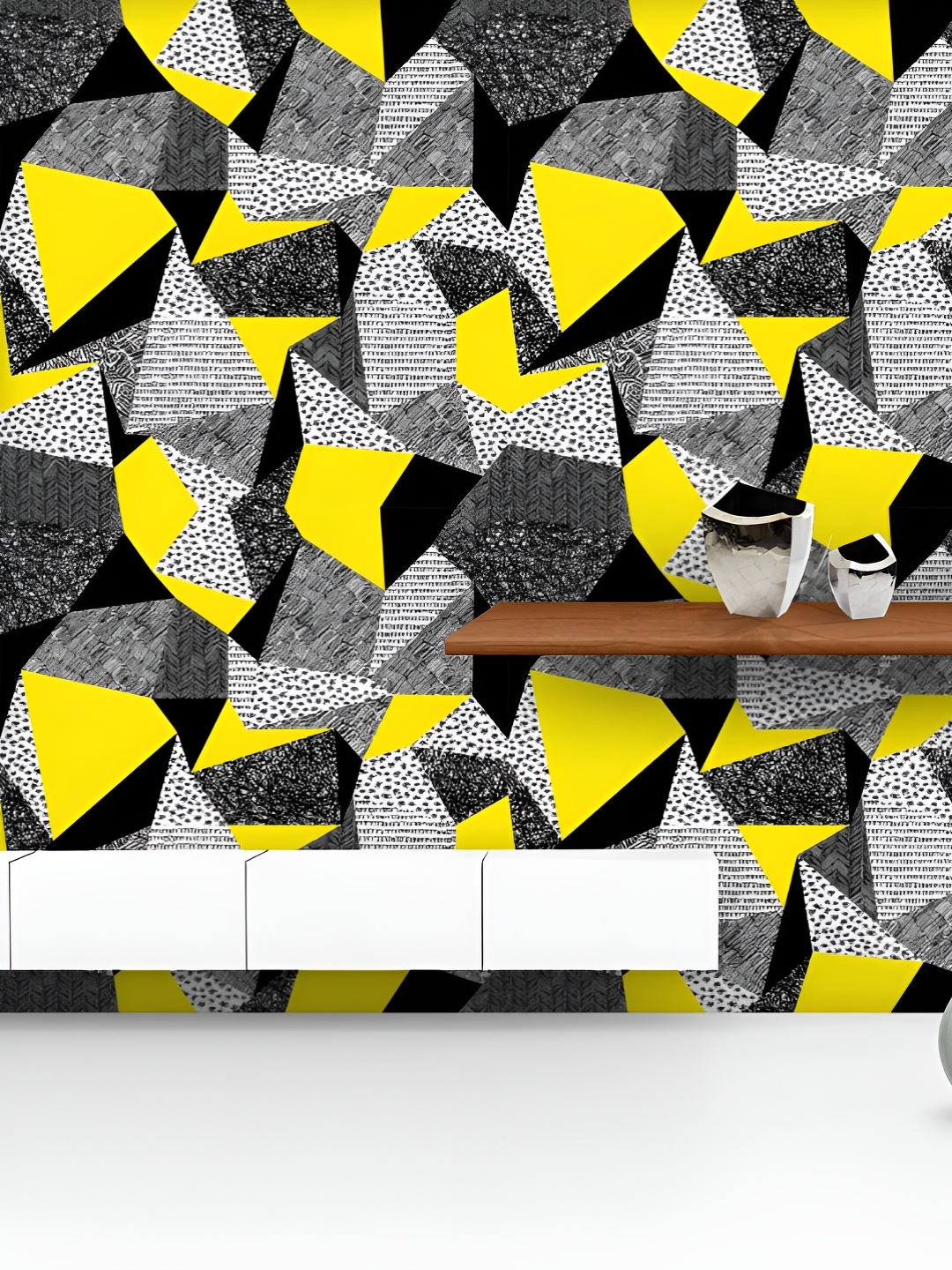 ArtzFolio Printed UV-Resistant Anti-Bacterial Geometric Triangles Peel & Stick Wallpaper, Multi
ArtzFolio Printed UV-Resistant Anti-Bacterial Geometric Triangles Peel & Stick Wallpaper, Multi