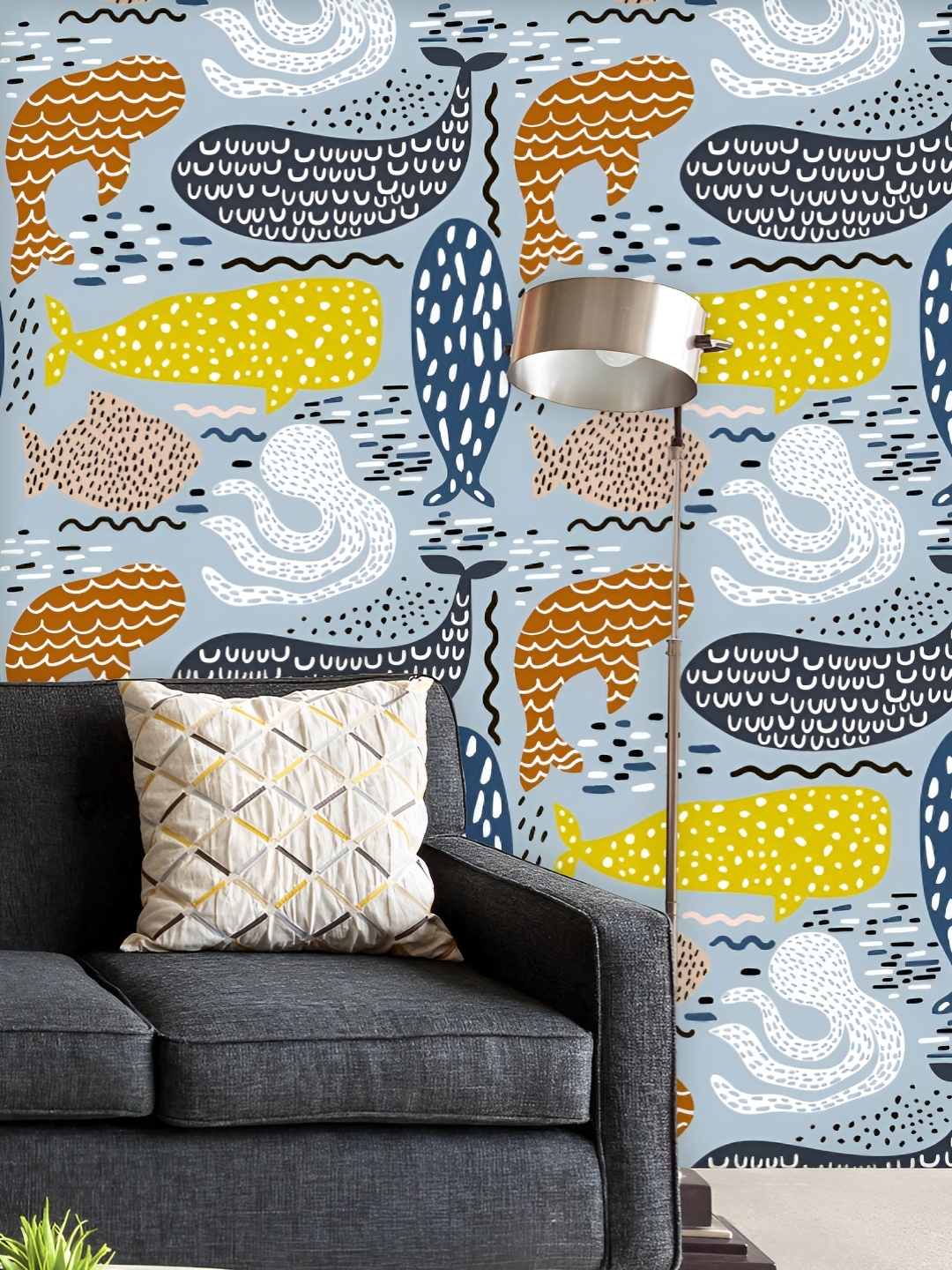 ArtzFolio Printed UV-Resistant Anti-Bacterial Kids Sea Animal Peel & Stick Wallpaper, Multi
ArtzFolio Printed UV-Resistant Anti-Bacterial Kids Sea Animal Peel & Stick Wallpaper, Multi