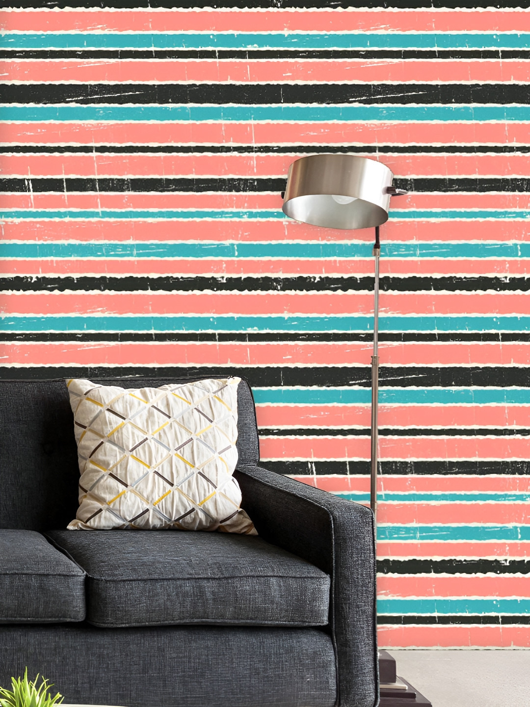 ArtzFolio Printed UV-Resistant Anti-Bacterial Pastel Pink And Blue Lines Peel & Stick Wallpaper, Multi
ArtzFolio Printed UV-Resistant Anti-Bacterial Pastel Pink And Blue Lines Peel & Stick Wallpaper, Multi