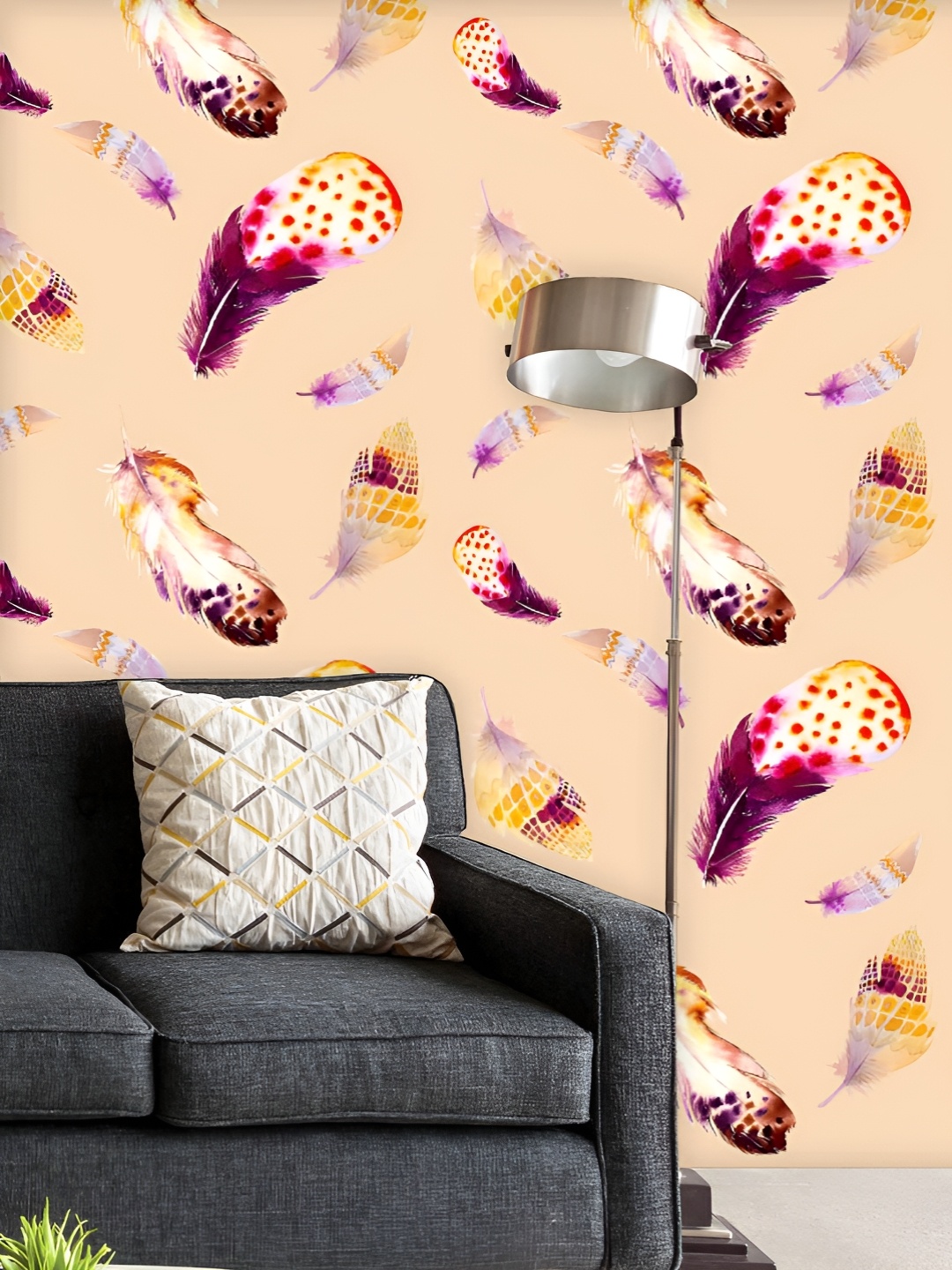 ArtzFolio Printed UV-Resistant Anti-Bacterial Watercolor Birds Feathers Peel & Stick Wallpaper, Multi
ArtzFolio Printed UV-Resistant Anti-Bacterial Watercolor Birds Feathers Peel & Stick Wallpaper, Multi