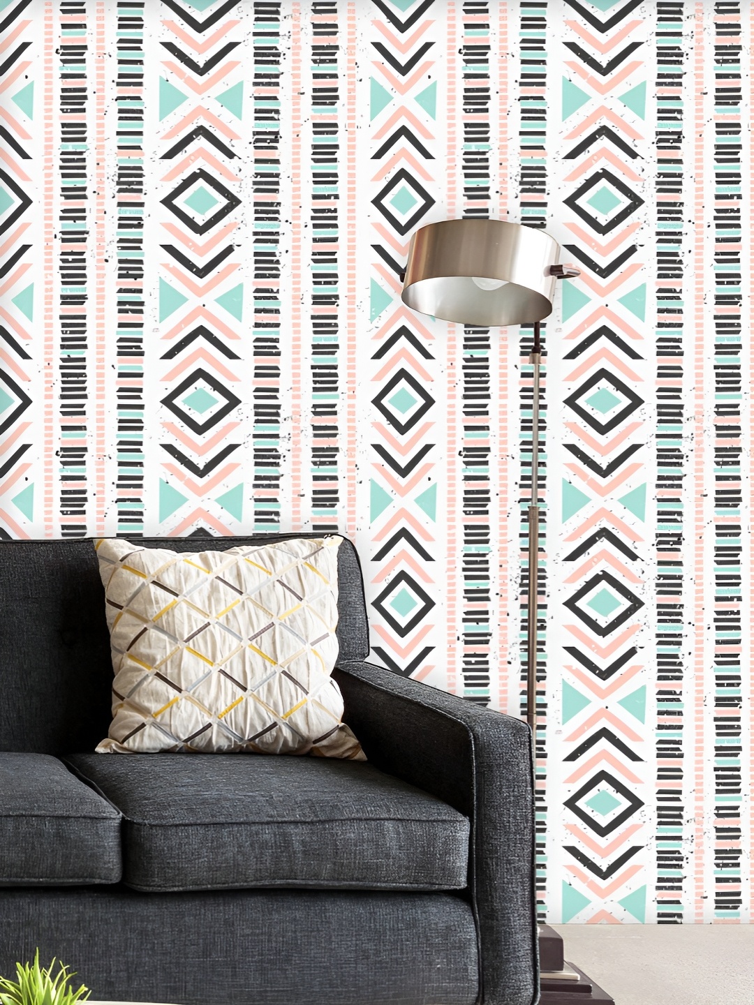 ArtzFolio Printed UV-Resistant Anti-Bacterial Abstract Geometric Pattern Peel & Stick Wallpaper, Multi
ArtzFolio Printed UV-Resistant Anti-Bacterial Abstract Geometric Pattern Peel & Stick Wallpaper, Multi