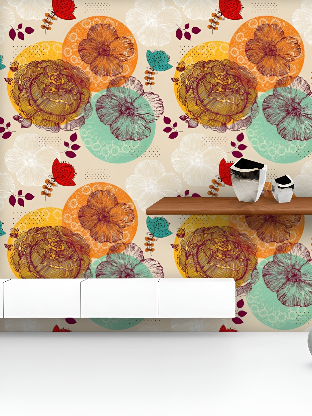 ArtzFolio Printed UV-Resistant Anti-Bacterial Floral Pattern Peel & Stick Wallpaper, Multi
ArtzFolio Printed UV-Resistant Anti-Bacterial Floral Pattern Peel & Stick Wallpaper, Multi