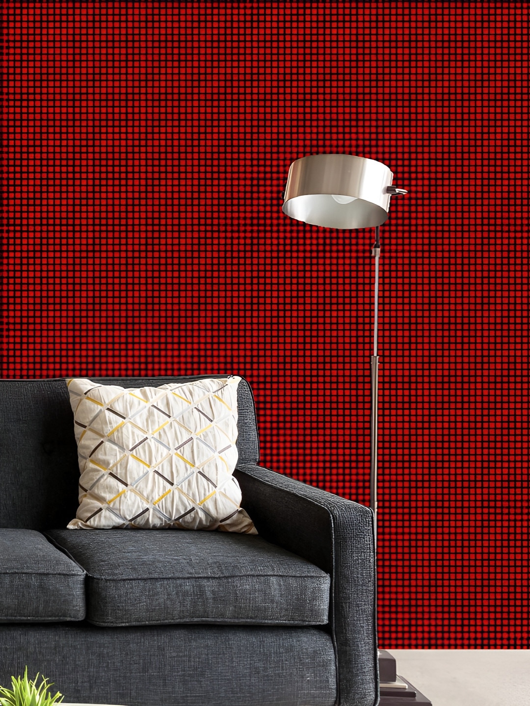 ArtzFolio Printed UV-Resistant Anti-Bacterial Red Black Lumberjack Plaid Peel & Stick Wallpaper, Multi
ArtzFolio Printed UV-Resistant Anti-Bacterial Red Black Lumberjack Plaid Peel & Stick Wallpaper, Multi