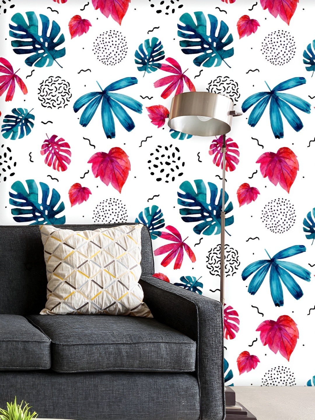 ArtzFolio Printed UV-Resistant Anti-Bacterial Watercolor Exotic Leaves Peel & Stick Wallpaper, Multi
ArtzFolio Printed UV-Resistant Anti-Bacterial Watercolor Exotic Leaves Peel & Stick Wallpaper, Multi