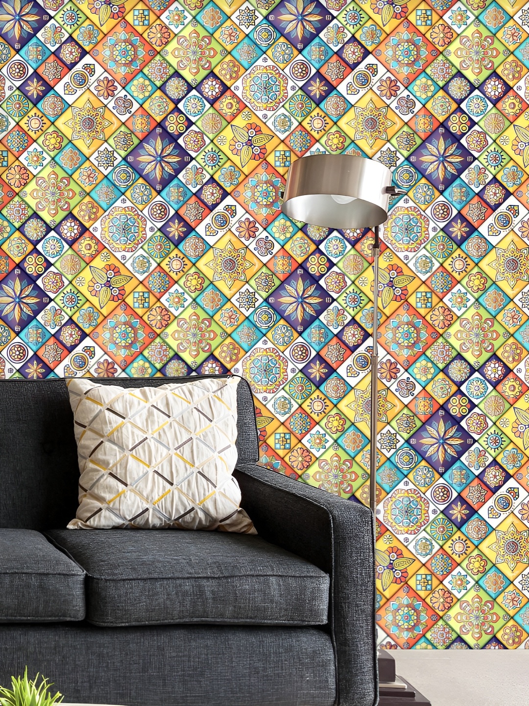 ArtzFolio Printed UV-Resistant Anti-Bacterial Vintage Motifs Art Peel & Stick Wallpaper, Multi
ArtzFolio Printed UV-Resistant Anti-Bacterial Vintage Motifs Art Peel & Stick Wallpaper, Multi