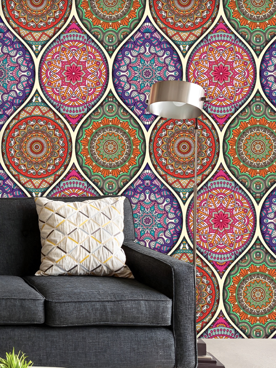 ArtzFolio Printed UV-Resistant Anti-Bacterial Hand Drawn Vintage Peel & Stick Wallpaper, Multi
ArtzFolio Printed UV-Resistant Anti-Bacterial Hand Drawn Vintage Peel & Stick Wallpaper, Multi
