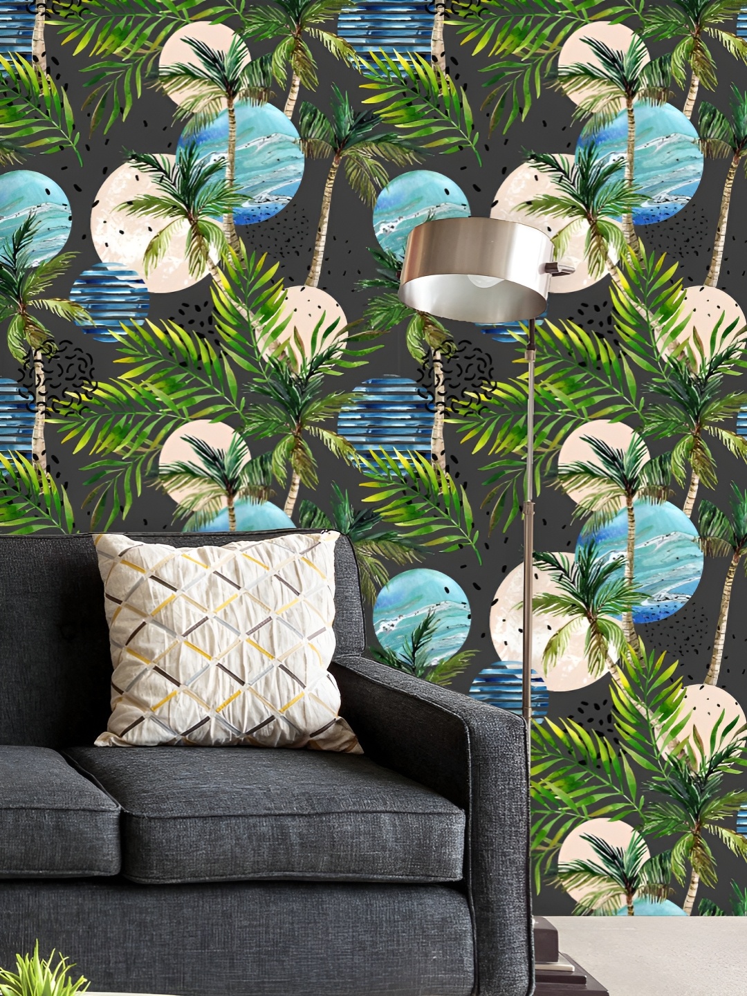 ArtzFolio Printed UV-Resistant Anti-Bacterial Abstract Tropical Palm Tree Peel & Stick Wallpaper, Multi
ArtzFolio Printed UV-Resistant Anti-Bacterial Abstract Tropical Palm Tree Peel & Stick Wallpaper, Multi