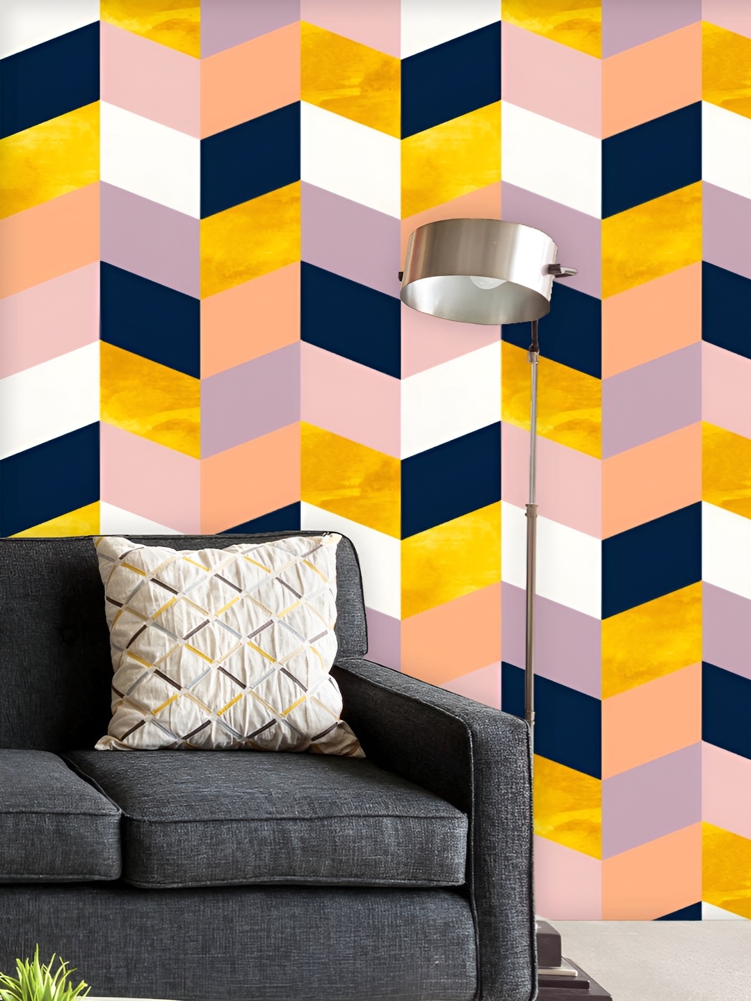 ArtzFolio Printed UV-Resistant Anti-Bacterial Geometric Pattern Peel & Stick Wallpaper, Multi
ArtzFolio Printed UV-Resistant Anti-Bacterial Geometric Pattern Peel & Stick Wallpaper, Multi