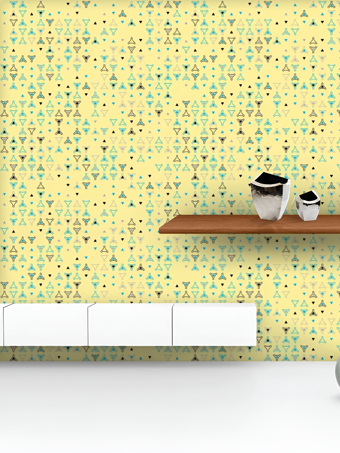 ArtzFolio Printed UV-Resistant Anti-Bacterial Abstract Geometric Pattern Peel & Stick Wallpaper, Multi
ArtzFolio Printed UV-Resistant Anti-Bacterial Abstract Geometric Pattern Peel & Stick Wallpaper, Multi