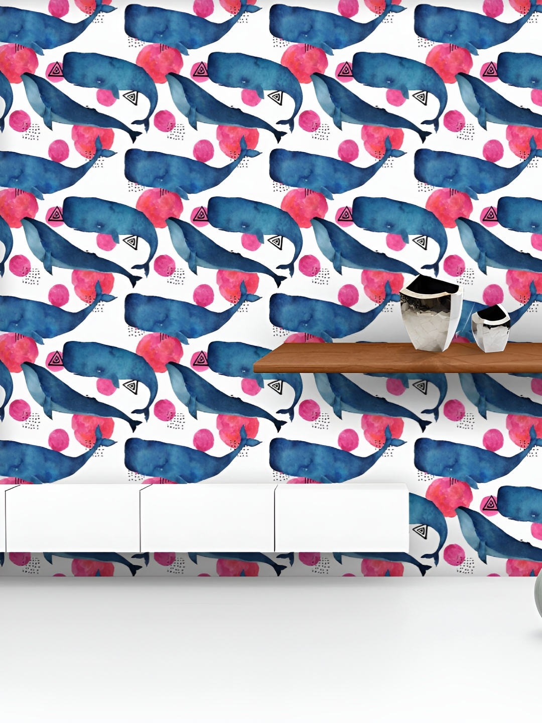 ArtzFolio Printed UV-Resistant Anti-Bacterial Whale And Geometrical Elements Peel & Stick Wallpaper, Multi
ArtzFolio Printed UV-Resistant Anti-Bacterial Whale And Geometrical Elements Peel & Stick Wallpaper, Multi