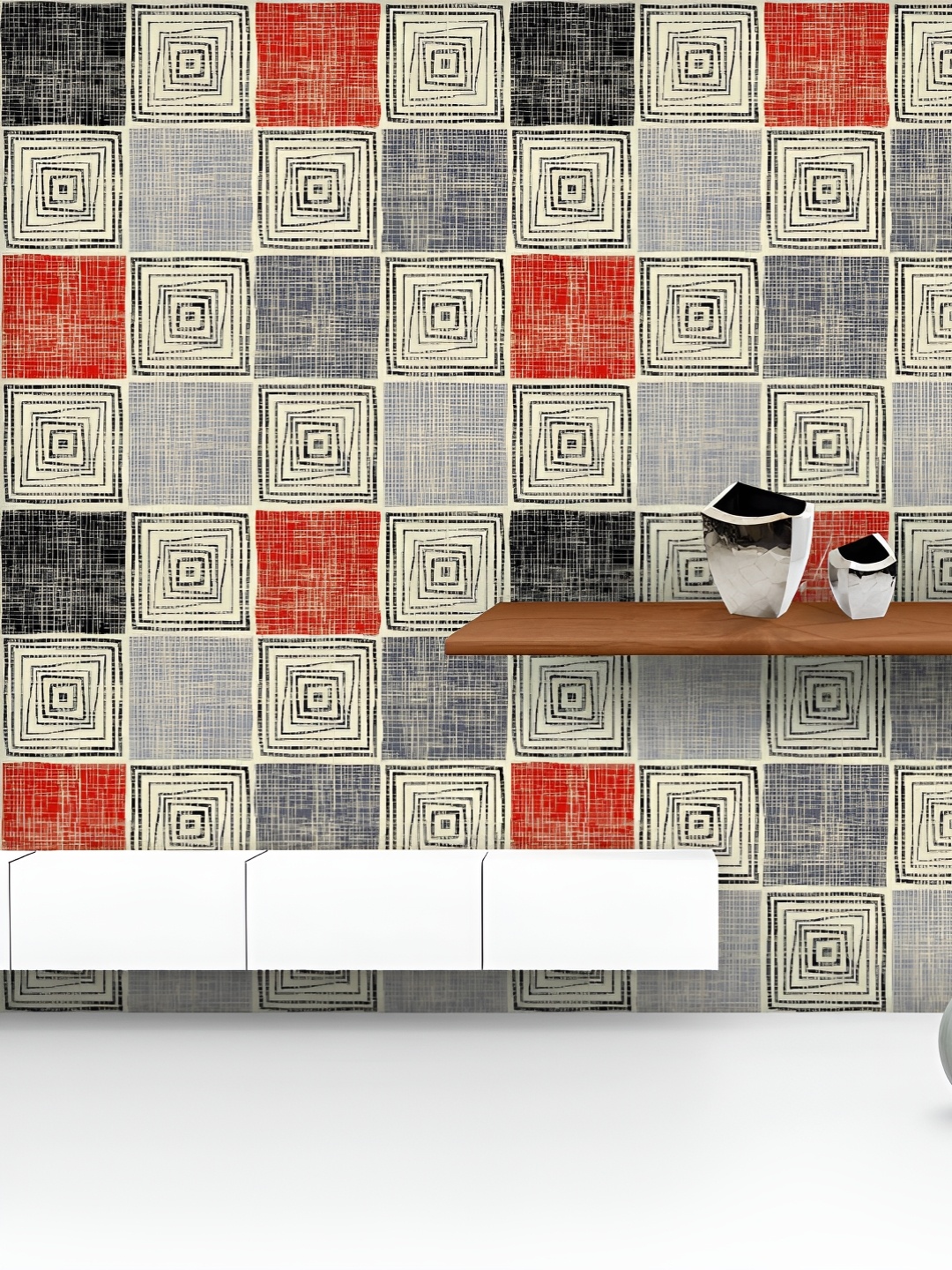 ArtzFolio Printed UV-Resistant Anti-Bacterial Retro Colorful Mosaic Peel & Stick Wallpaper, Multi
ArtzFolio Printed UV-Resistant Anti-Bacterial Retro Colorful Mosaic Peel & Stick Wallpaper, Multi