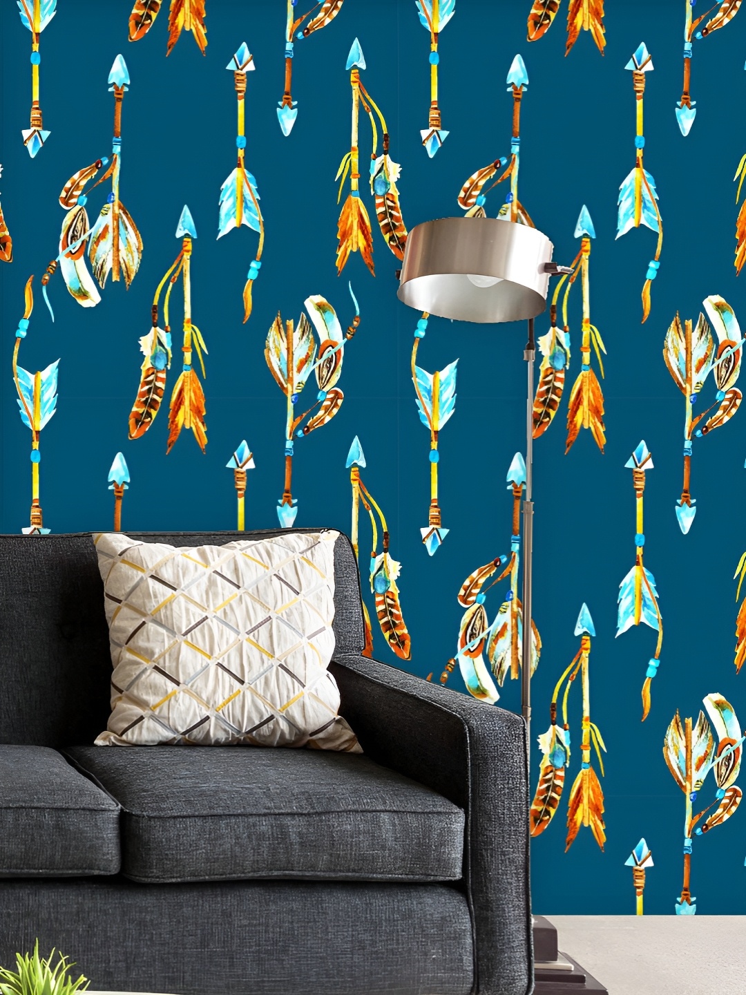 ArtzFolio Printed UV-Resistant Anti-Bacterial Watercolor Arrows Peel & Stick Wallpaper, Multi
ArtzFolio Printed UV-Resistant Anti-Bacterial Watercolor Arrows Peel & Stick Wallpaper, Multi