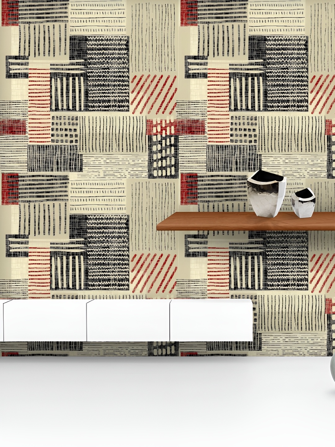 ArtzFolio Printed UV-Resistant Anti-Bacterial Abstract Geometric Stripes Peel & Stick Wallpaper, Multi
ArtzFolio Printed UV-Resistant Anti-Bacterial Abstract Geometric Stripes Peel & Stick Wallpaper, Multi