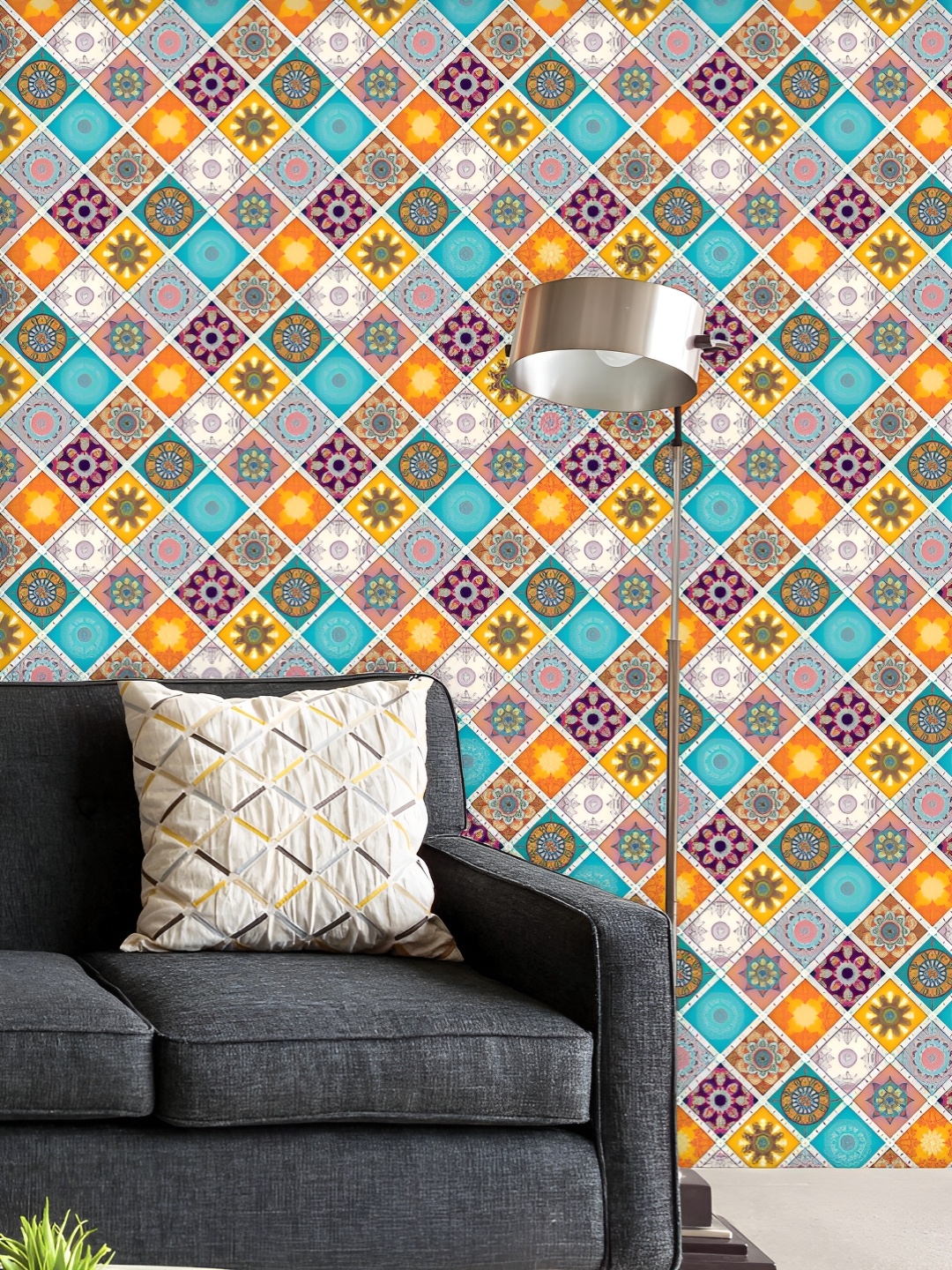 ArtzFolio Printed UV-Resistant Anti-Bacterial Vintage Ottoman Mandalas Peel & Stick Wallpaper, Multi
ArtzFolio Printed UV-Resistant Anti-Bacterial Vintage Ottoman Mandalas Peel & Stick Wallpaper, Multi